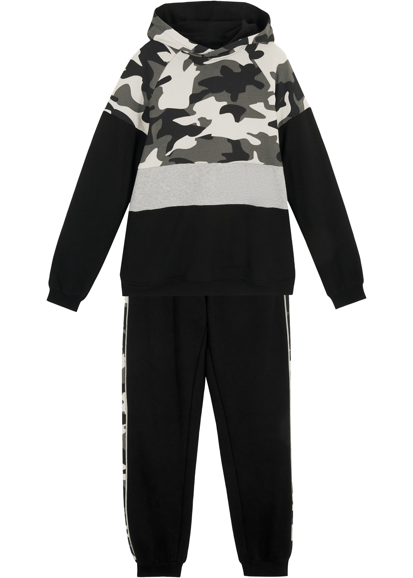 bonprix Langarmshirt & Hose »Sweatshirt & Jogginghose« Set, 2, 
