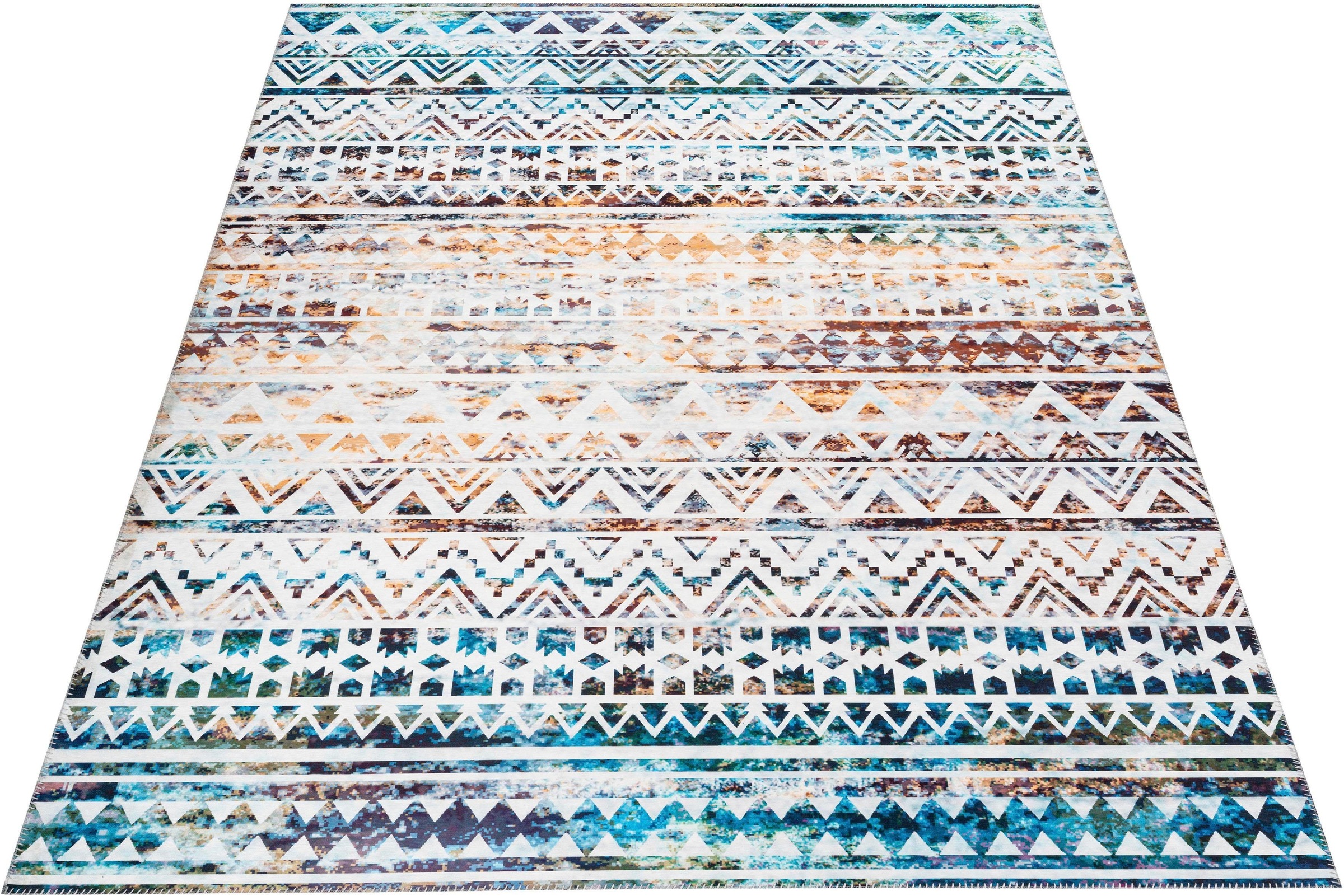 Image of andas Teppich »Jonte«, rechteckig, 6 mm Höhe, Vintage Design, Wohnzimmer bei Ackermann Versand Schweiz