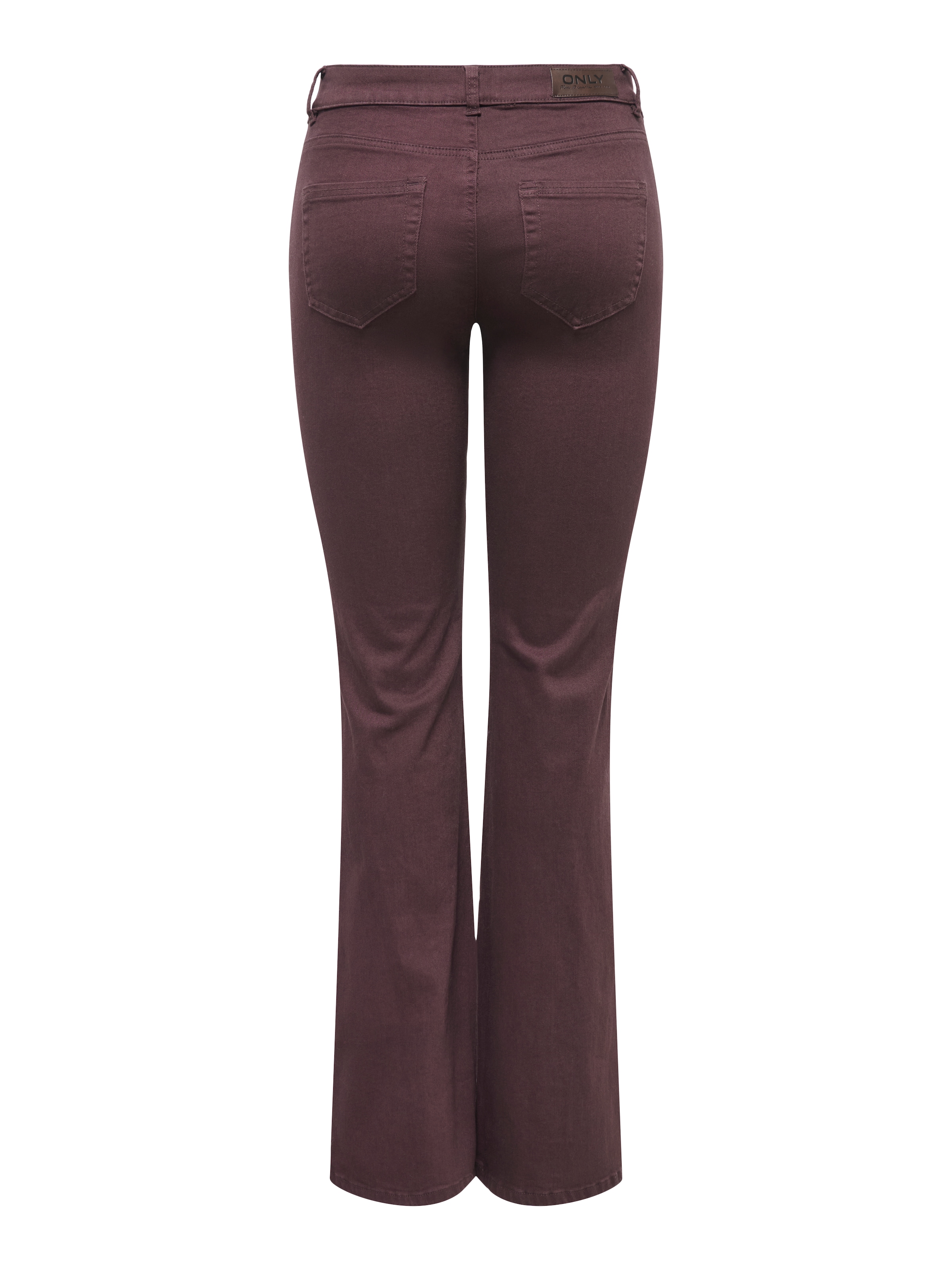 ONLY Bootcuthose »ONLBLUSH MID FLARED COLOUR PANT PNT NOOS«  Baumwollmischung, bootcut fit