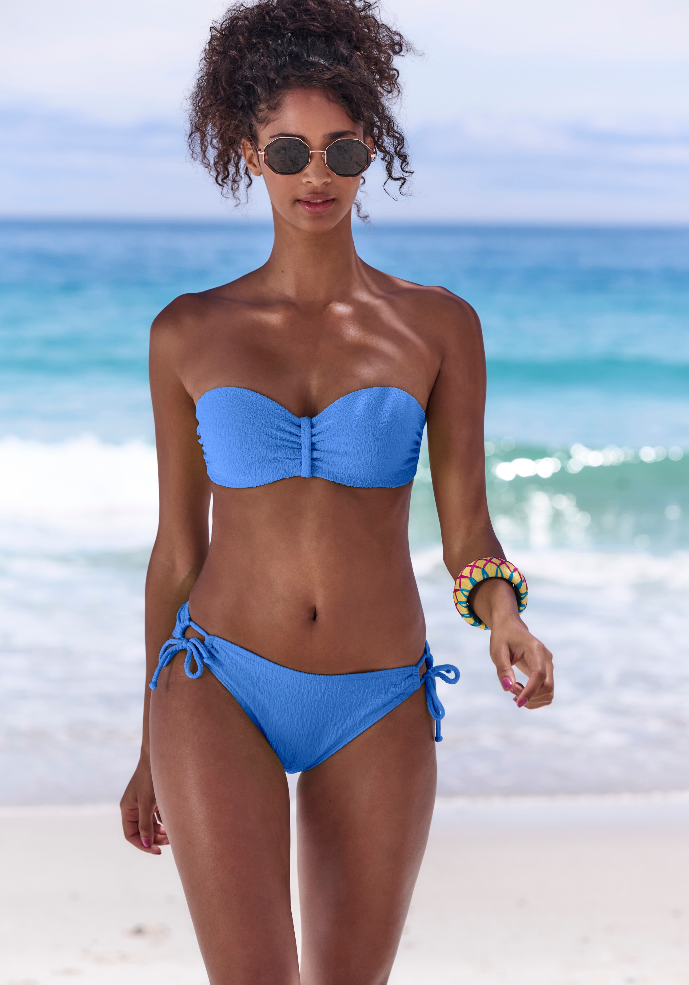 Image of s.Oliver Bügel-Bandeau-Bikini-Top "Oana" mit Strukturmuster