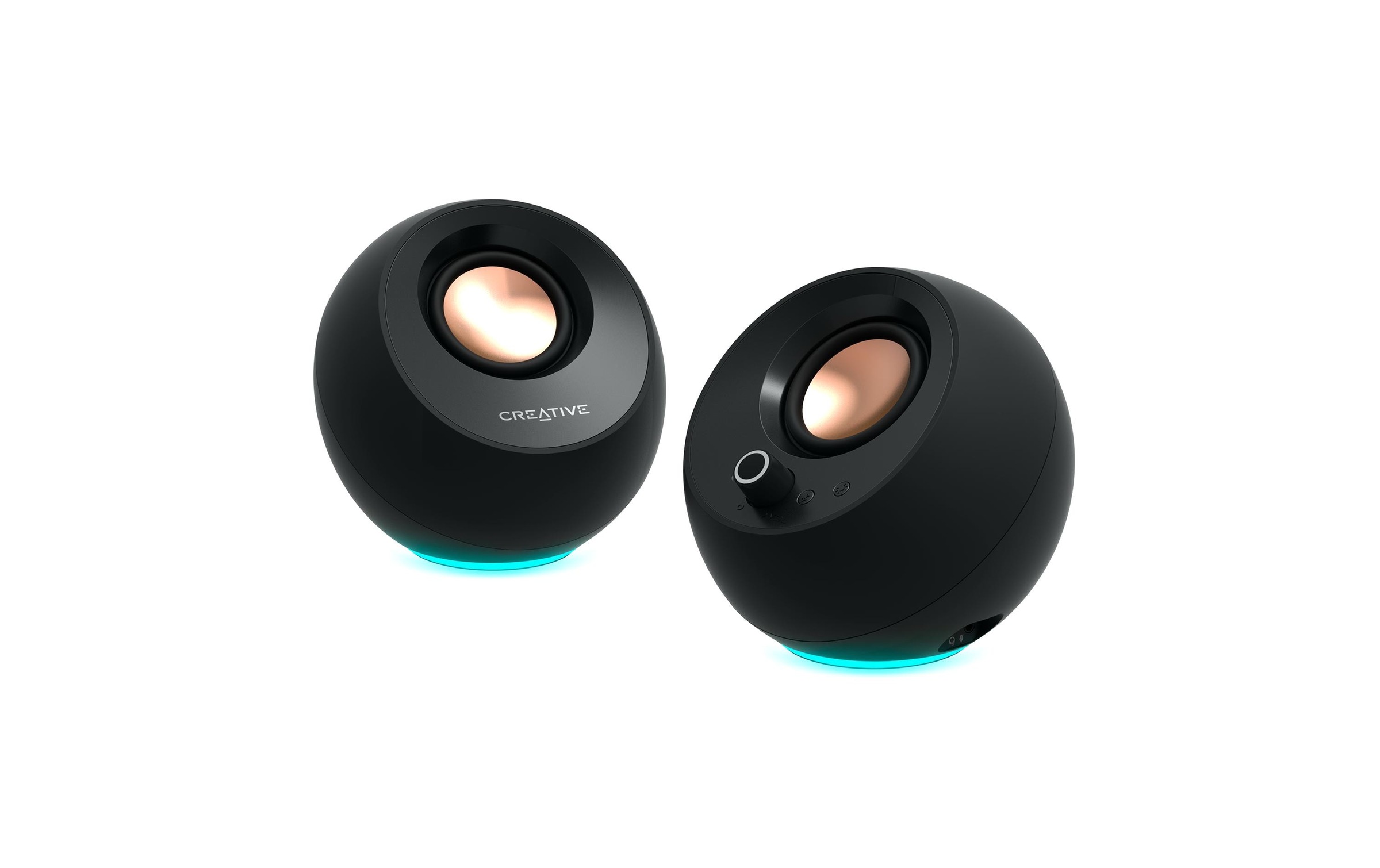 Creative PC-Lautsprecher »Pebble Pro, 2.0, Bluetooth 5.3, USB Audio, RGB« ( ) 3,5-mm-AUX-Eingang