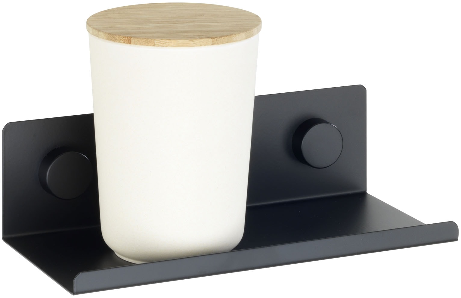 WENKO Étagère de cuisine »Modell Jet S« Regal für die Wand, Industrial Style, pulverbeschichtetes Metall