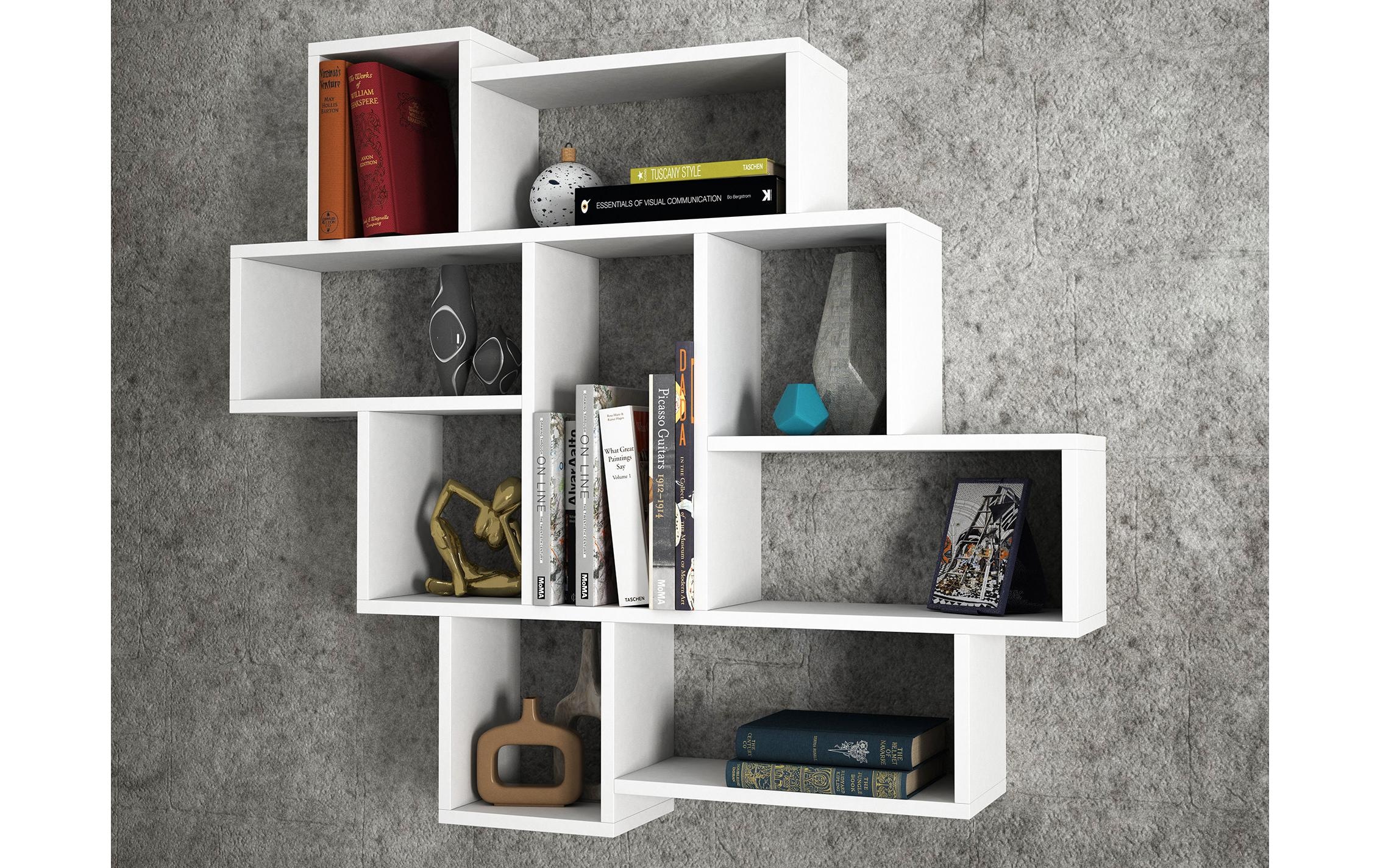 WOODY FASHION Regal »Parola 115,5 x 103,5 cm, Weiss«