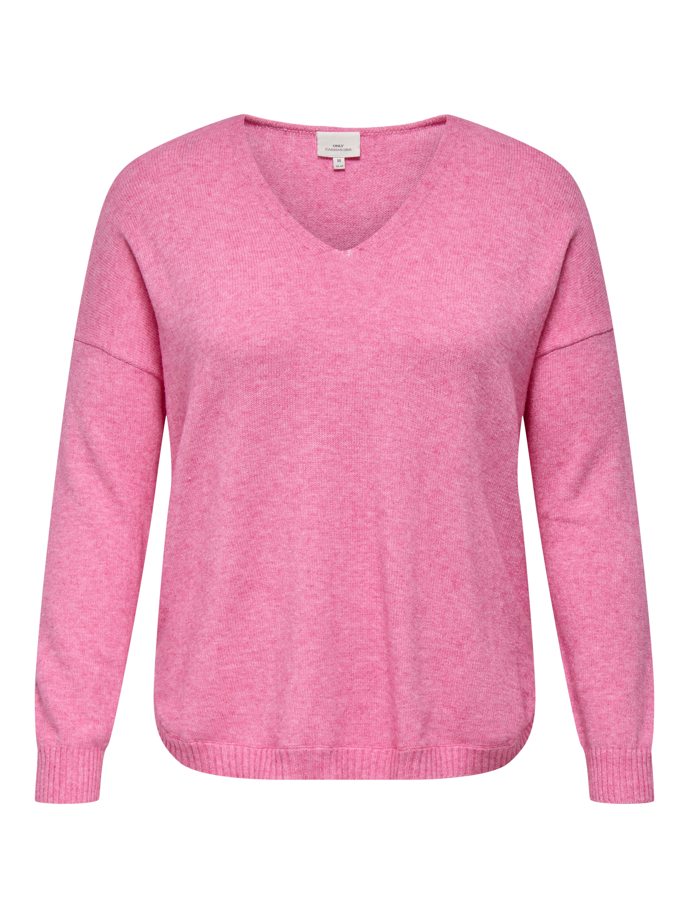 ONLY CARMAKOMA V-Ausschnitt-Pullover »CARMARGARETA LS PULLOVER KNT NOOS«