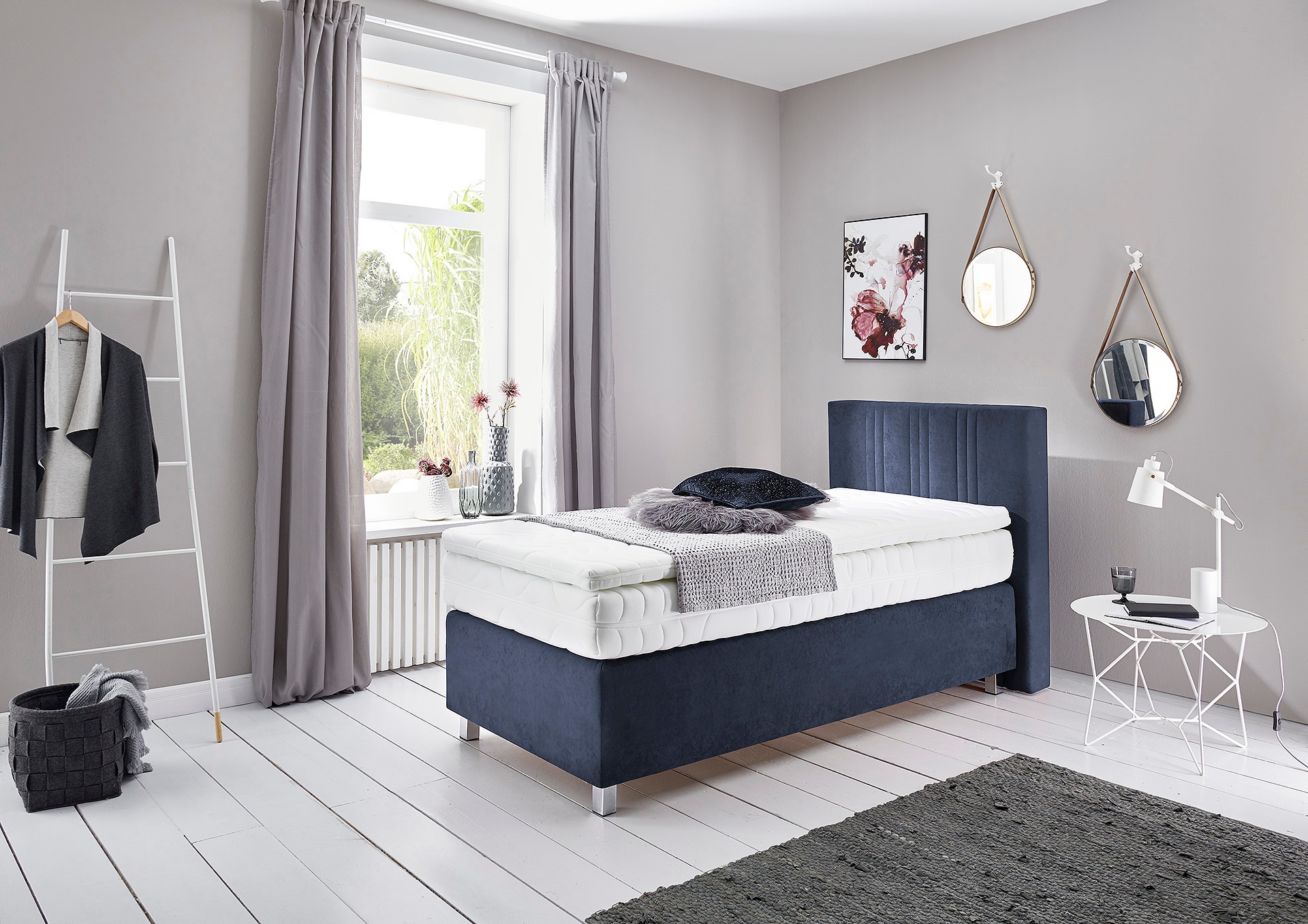 Westfalia Schlafkomfort Boxspringbett wahlweise mit Bettkasten und Topper