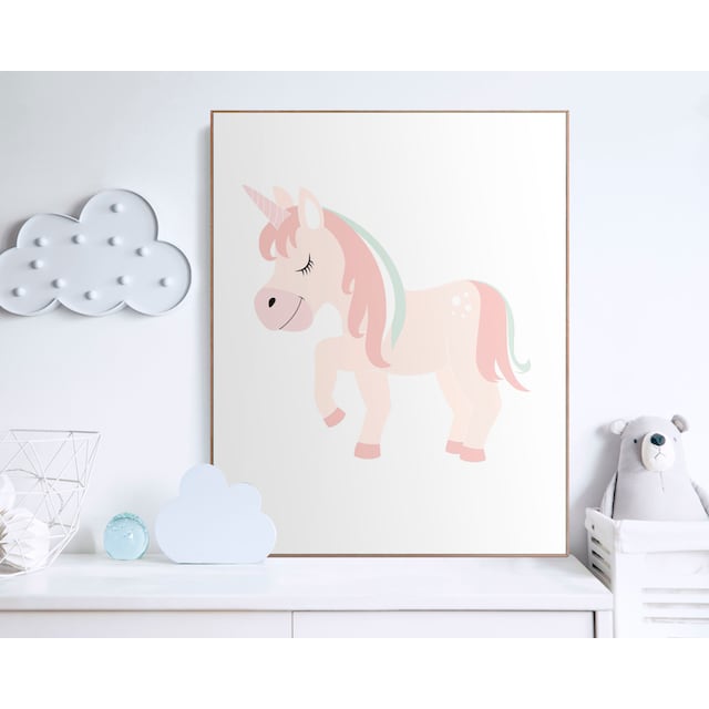 Reinders! Bild mit Rahmen »Pink Unicorn«, (1 St.) günstig kaufen