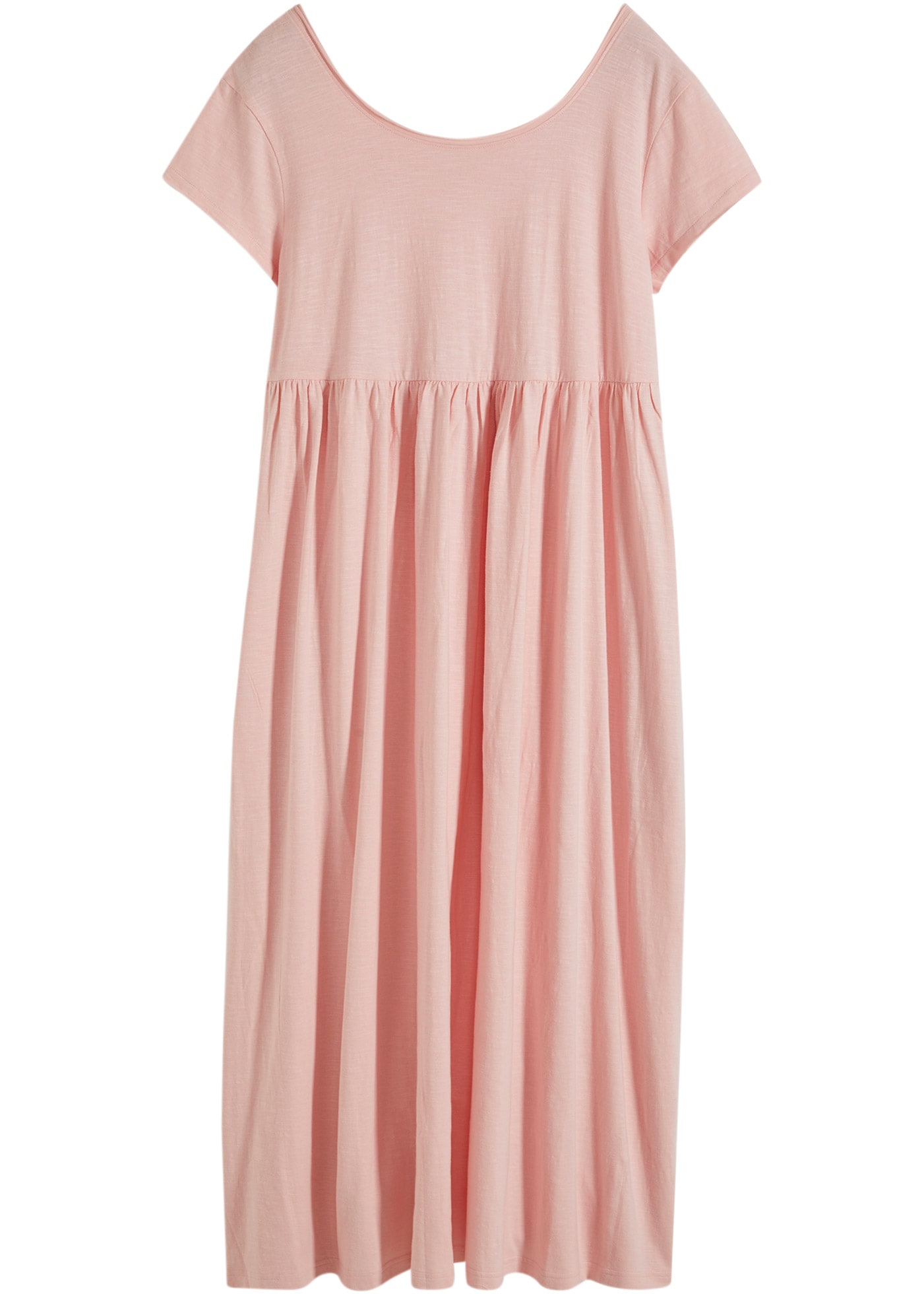 bonprix Midikleid »Midikleid aus reiner Baumwolle« Midikleid aus reiner Baumwolle