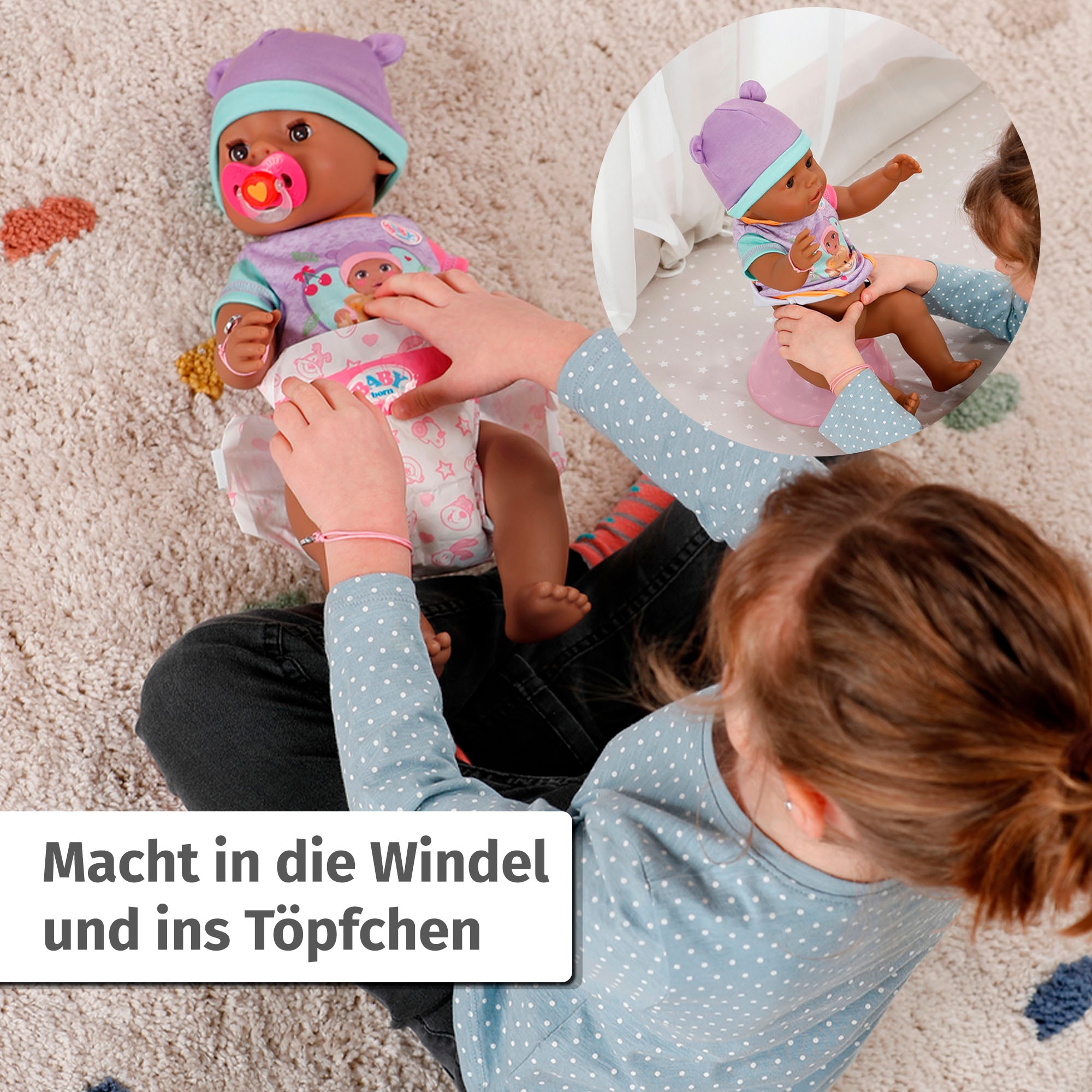 Baby Born Babypuppe »Eva, 43 cm«