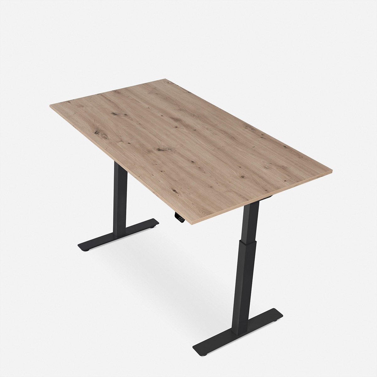 Schreibtische »WRK21 Schreibtisch Smart 120 x 80 cm, Höhenverstellbar, Kendal Eiche / Schwarz«