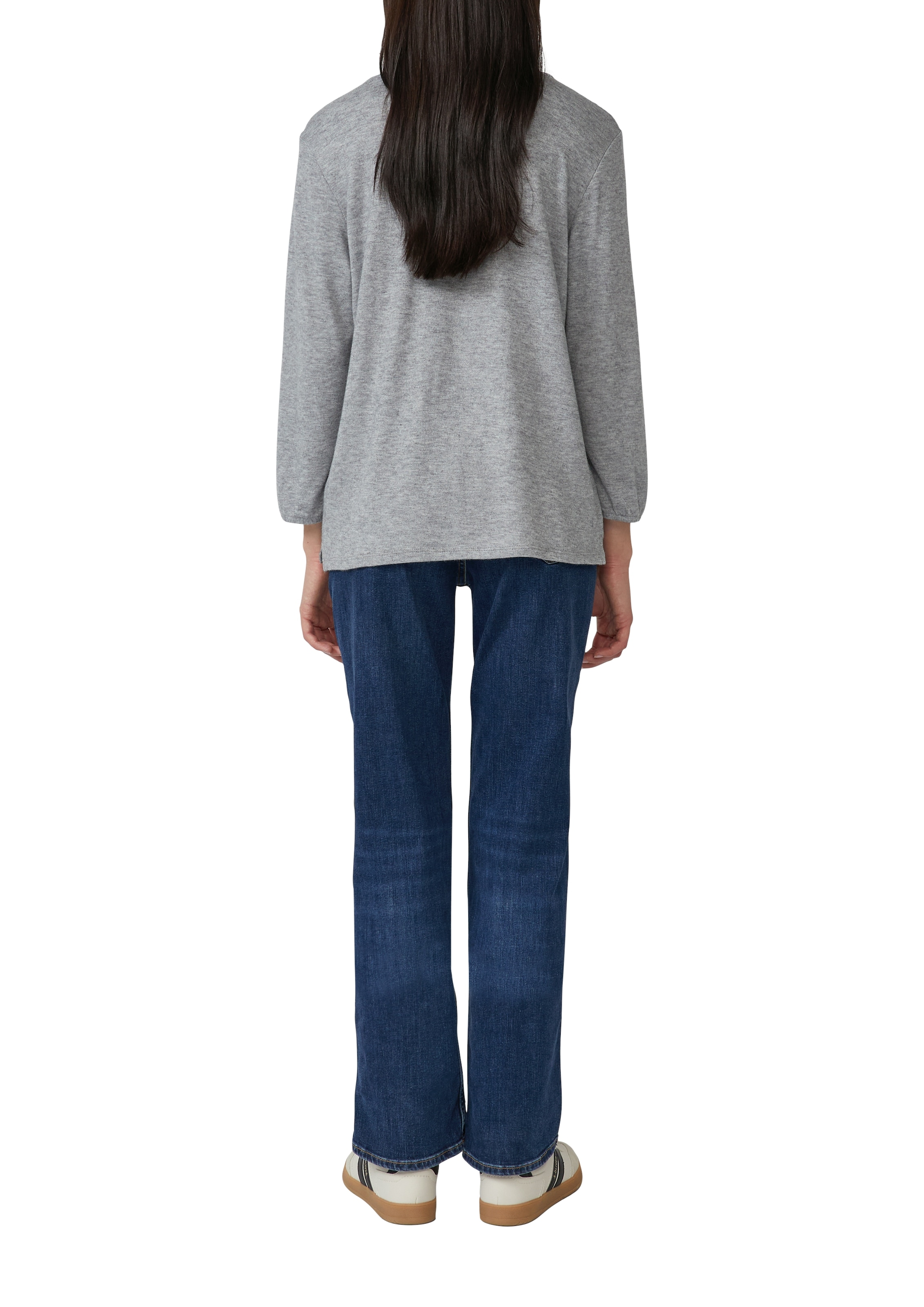 s.Oliver T-shirt à manches 3/4 mit V-Ausschnitt