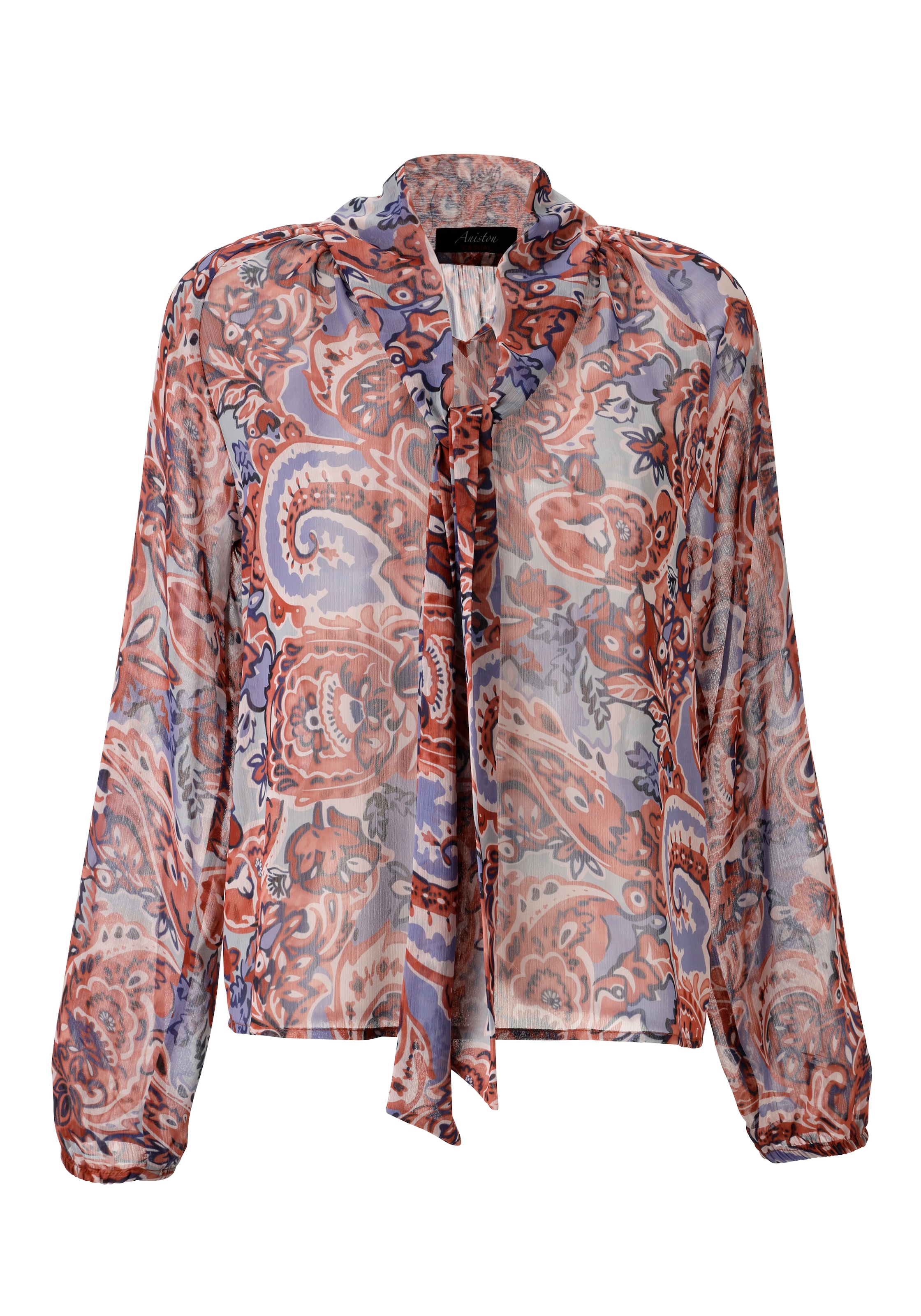 Aniston CASUAL Schlupfbluse, mit extravagantem, grossflächigen Paisley-Muster - NEUE KOLLEKTION