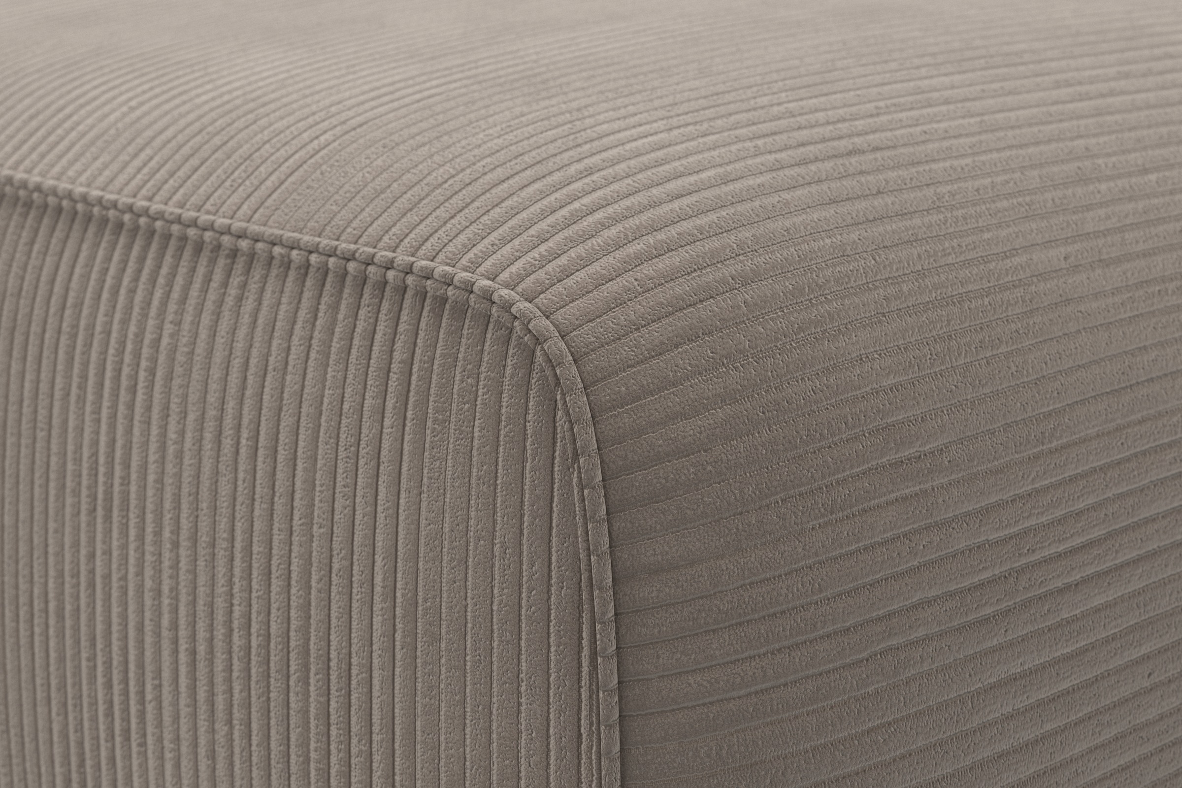 RAUM.ID Polsterhocker »Merid Sitzhocker, Masse B/T/H: 97/97/43 cm« als Modul oder separat verwendbar, für individuelle Zusammenstellung