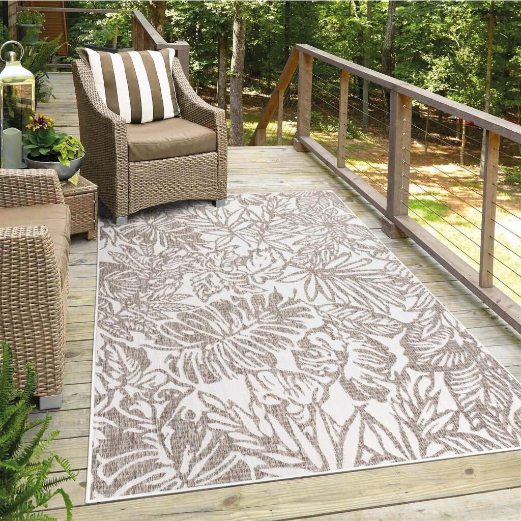 Carpet City Outdoorteppich »Outdoor 469« rechteckig 5 mm Höhe Läufer, UV-beständig, Flachgewebe, auch quadratisch, In- und Outdoor