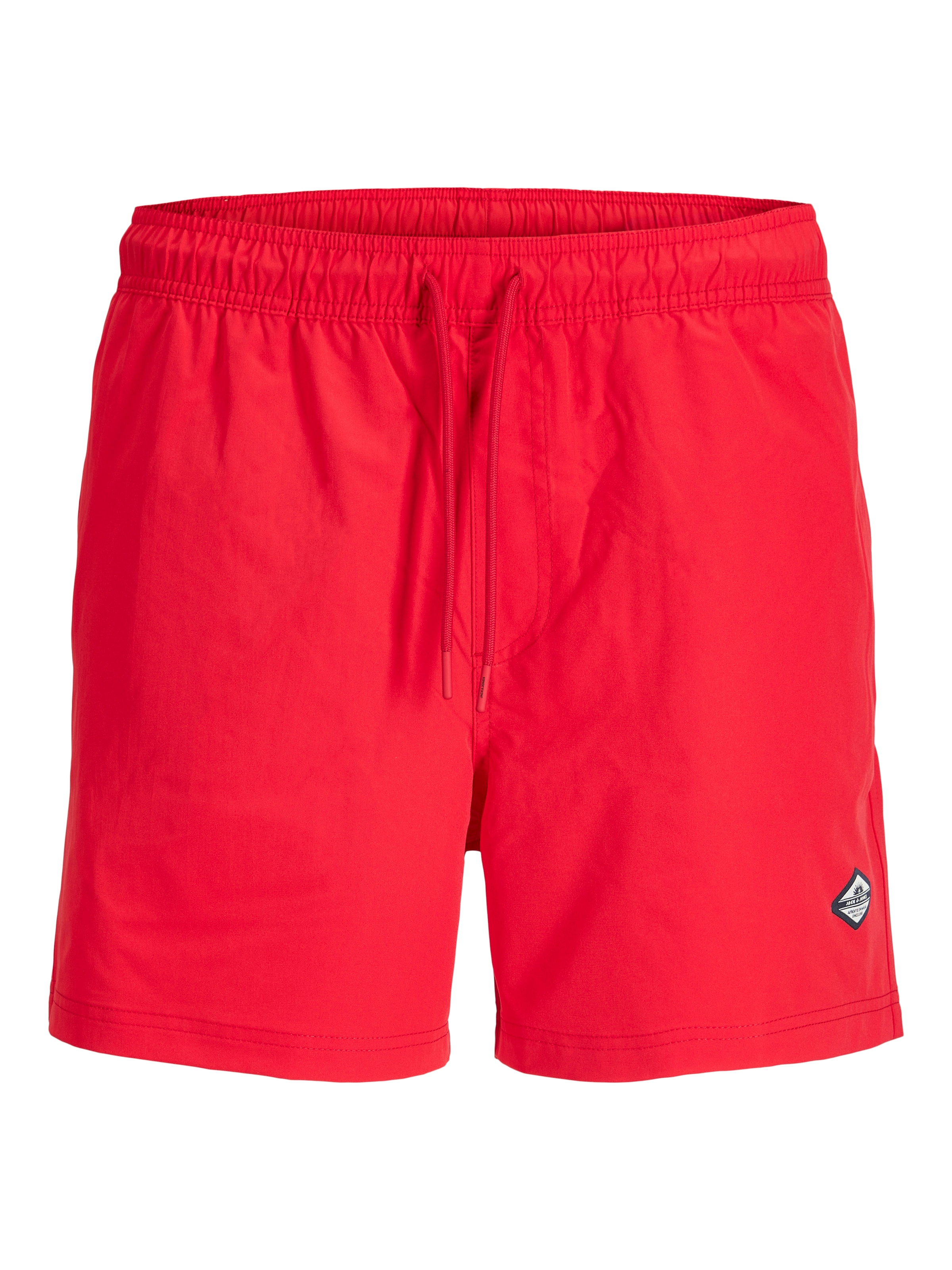 Jack & Jones Badeshorts »JPSTMAUI TROPIC SOLID SWIM SHORTS SN« Kunstfaser, normal geschnitten