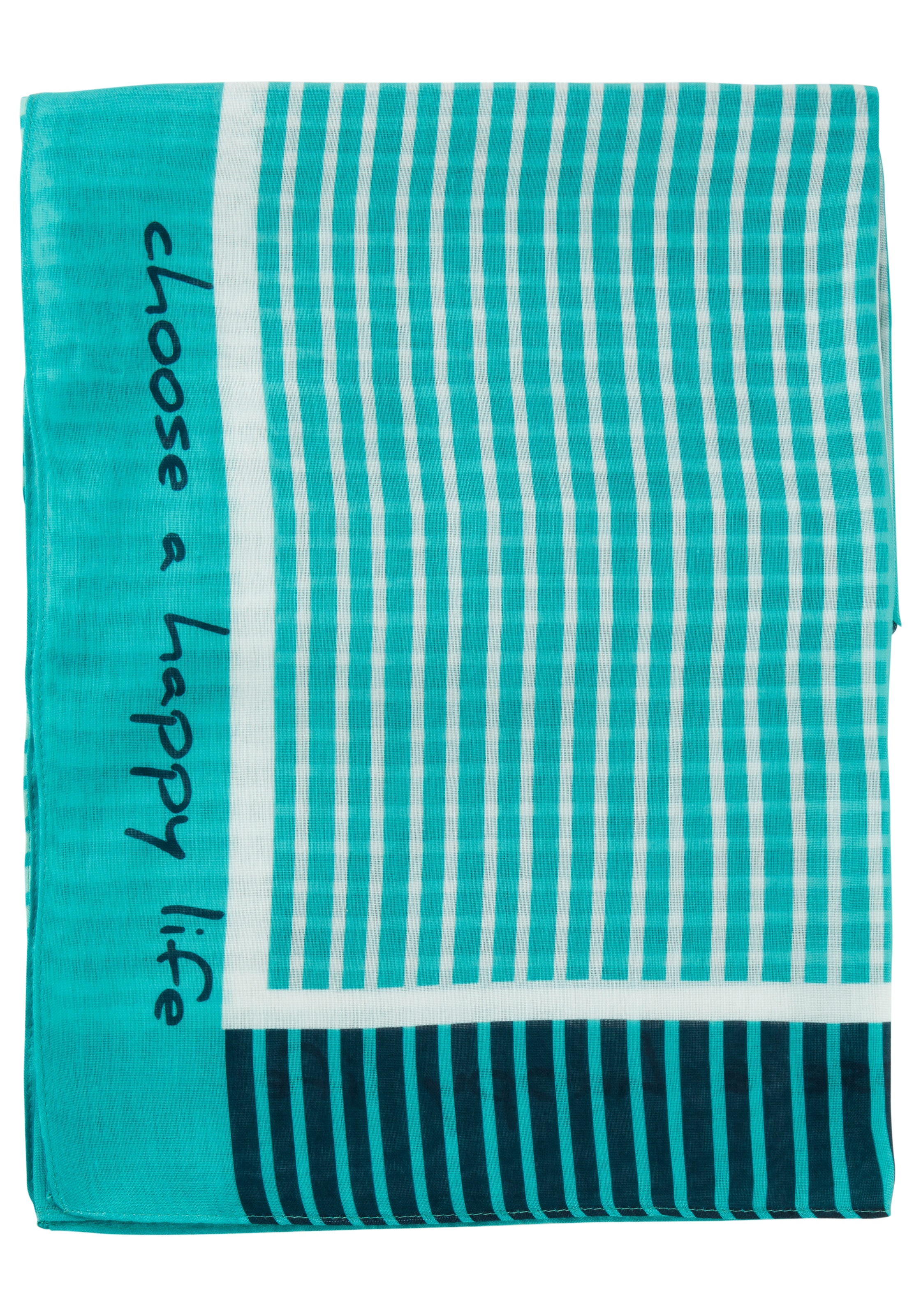 Laura Scott Modetuch, im trendigen Streifen- & Schriftdesign - NEW