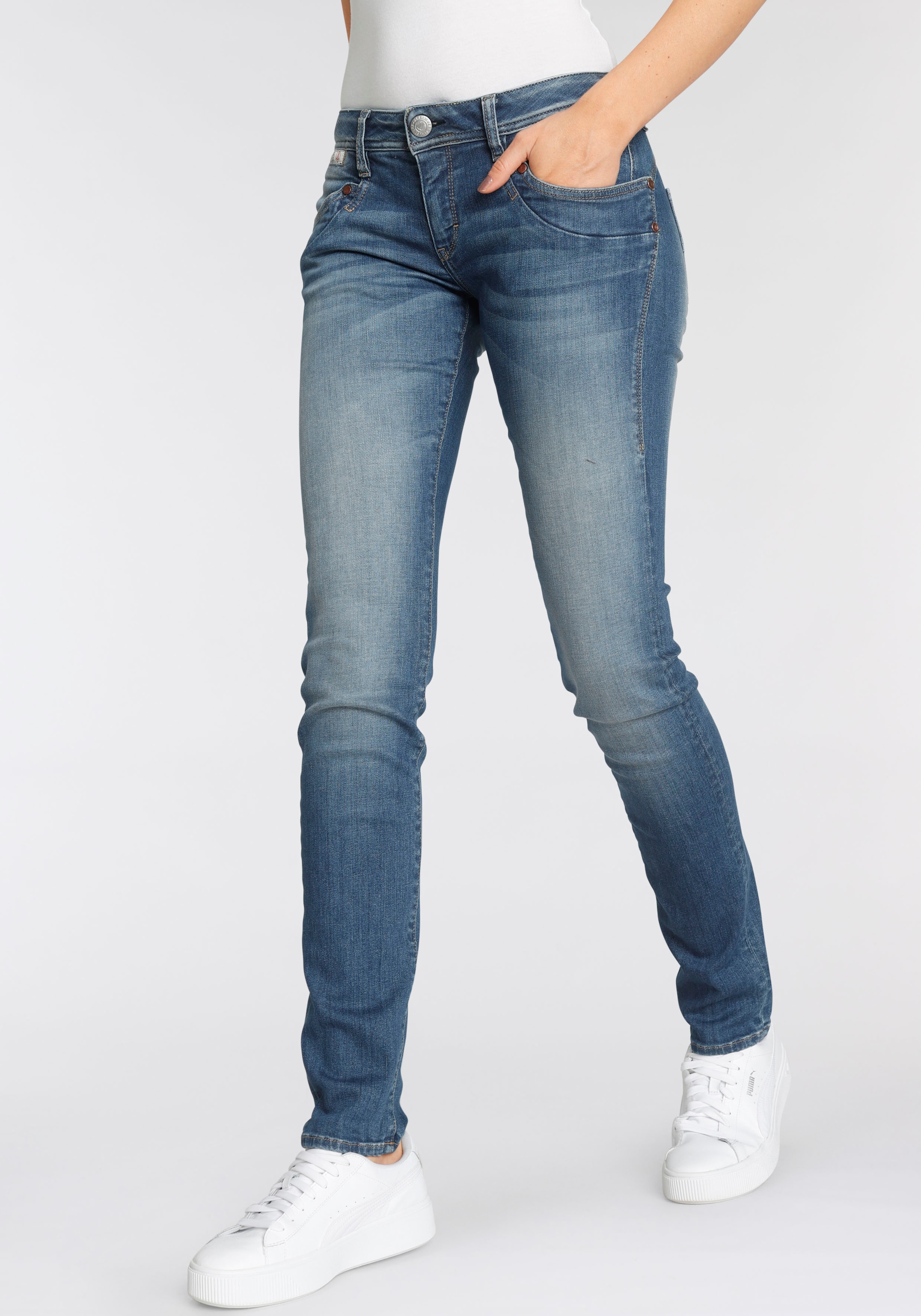 Technology Slim-fit-Jeans umweltfreundlich Herrlicher SLIM ORGANIC«, Kitotex dank Découvrir »PIPER sur