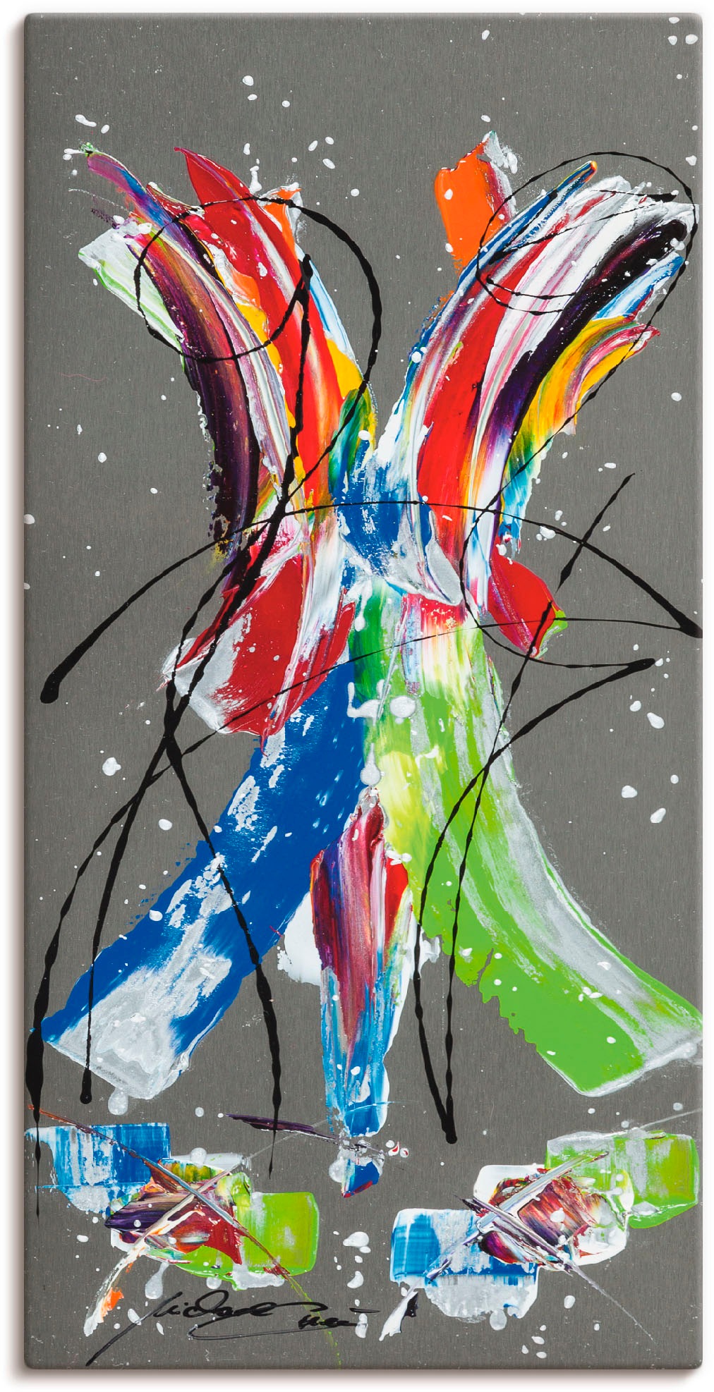 Image of Artland Wandbild »Multikulturelle Begegnung«, Gegenstandslos, (1 St.), in vielen Grössen & Produktarten - Alubild / Outdoorbild für den Aussenbereich, Leinwandbild, Poster, Wandaufkleber / Wandtattoo auch für Badezimmer geeignet bei Ackermann Versand Schw