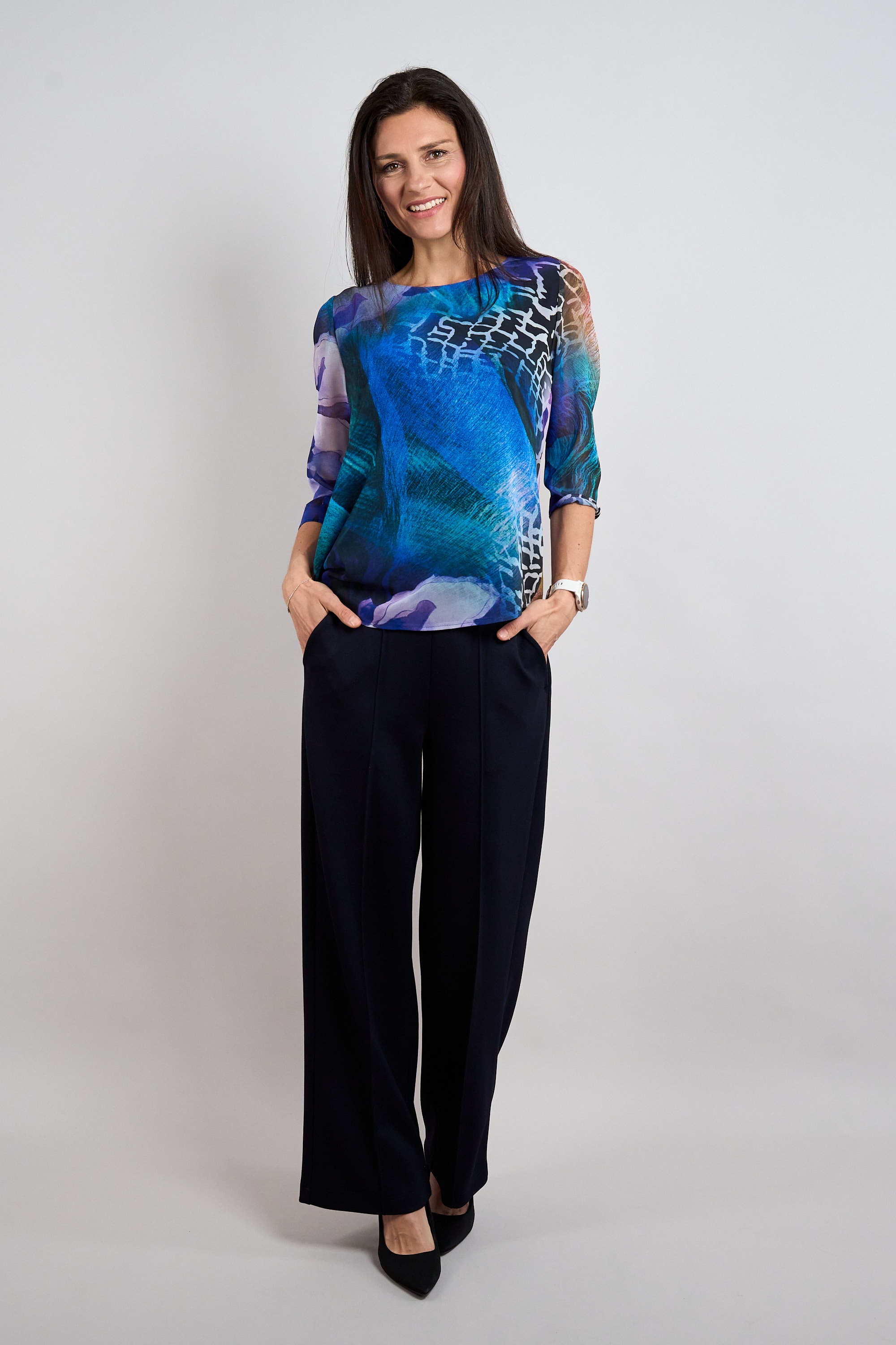 Seidel Moden Druckbluse Jedes Teil ein UNIKAT - MADE IN GERMANY