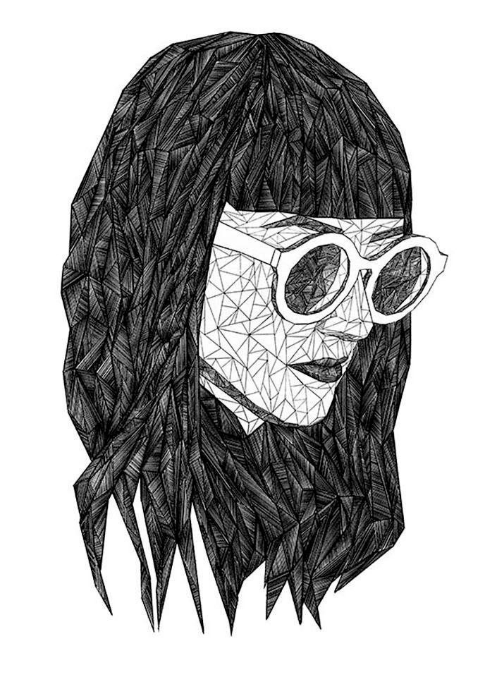 Image of Komar Poster »Grid Monochrome«, Porträts, Höhe: 40cm bei Ackermann Versand Schweiz