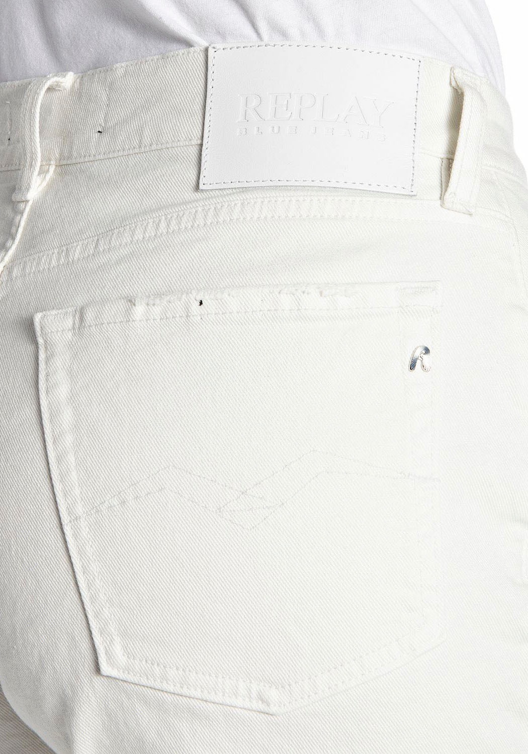 Replay Straight-Jeans »HEVELEEN«, in verkürzter Ankle-Form