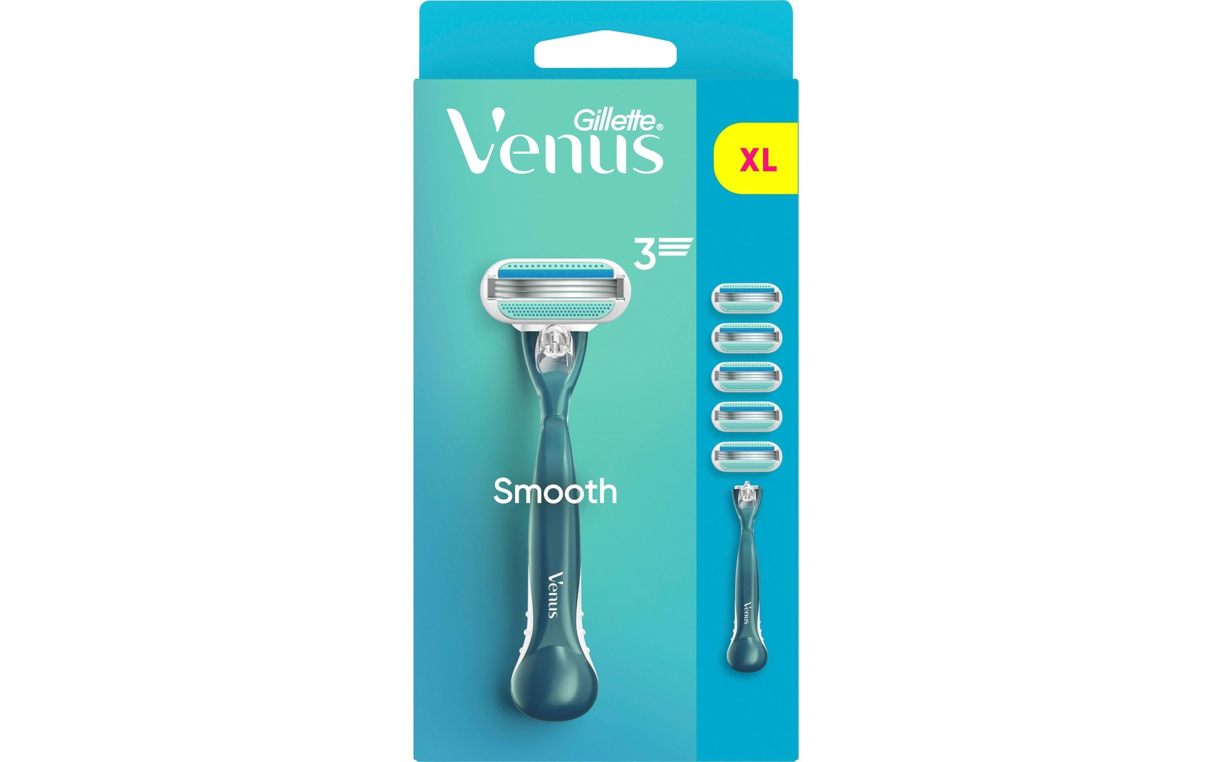 Gillette Venus Nassrasierer »Venus Smooth 5er + Handstück«