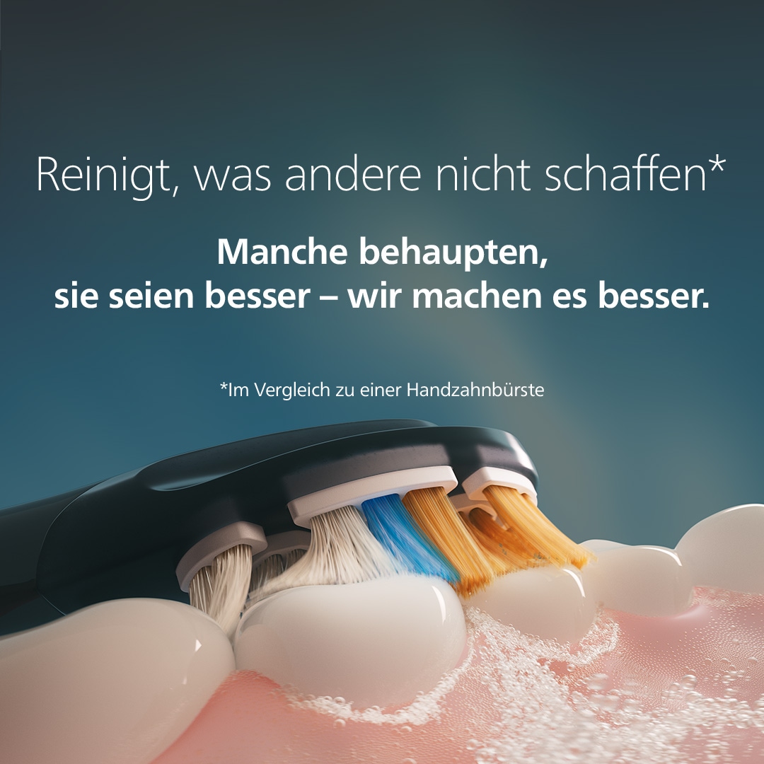 Philips Sonicare Elektrische Zahnbürste »DiamondClean 9000 Special Edition HX9911« 1 Stk. Aufsteckbürsten mit integriertem Drucksensor, 4 Putzprogramme und 3 Intensitätsstufen