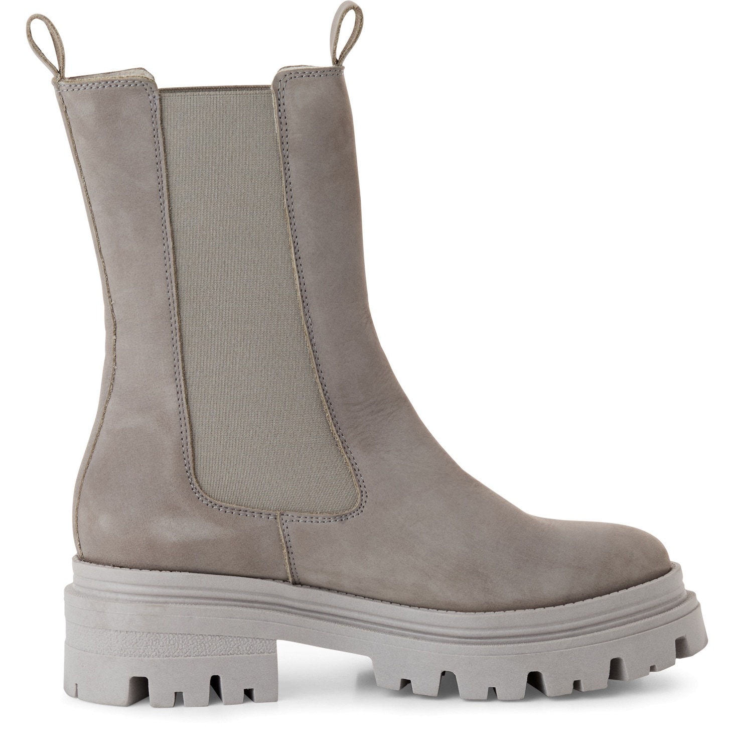 Tamaris Chelseaboots, Blockabsatz, Schlupfboots, Kurzstiefel, beidseitige Stretcheinsätze
