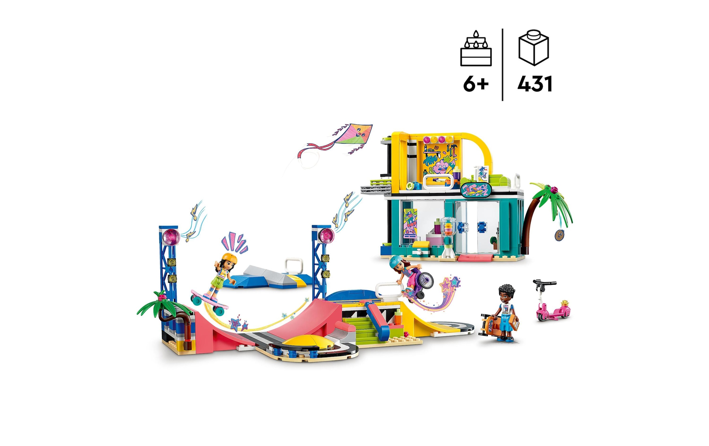 LEGO® Konstruktionsspielsteine »Skatepark«
