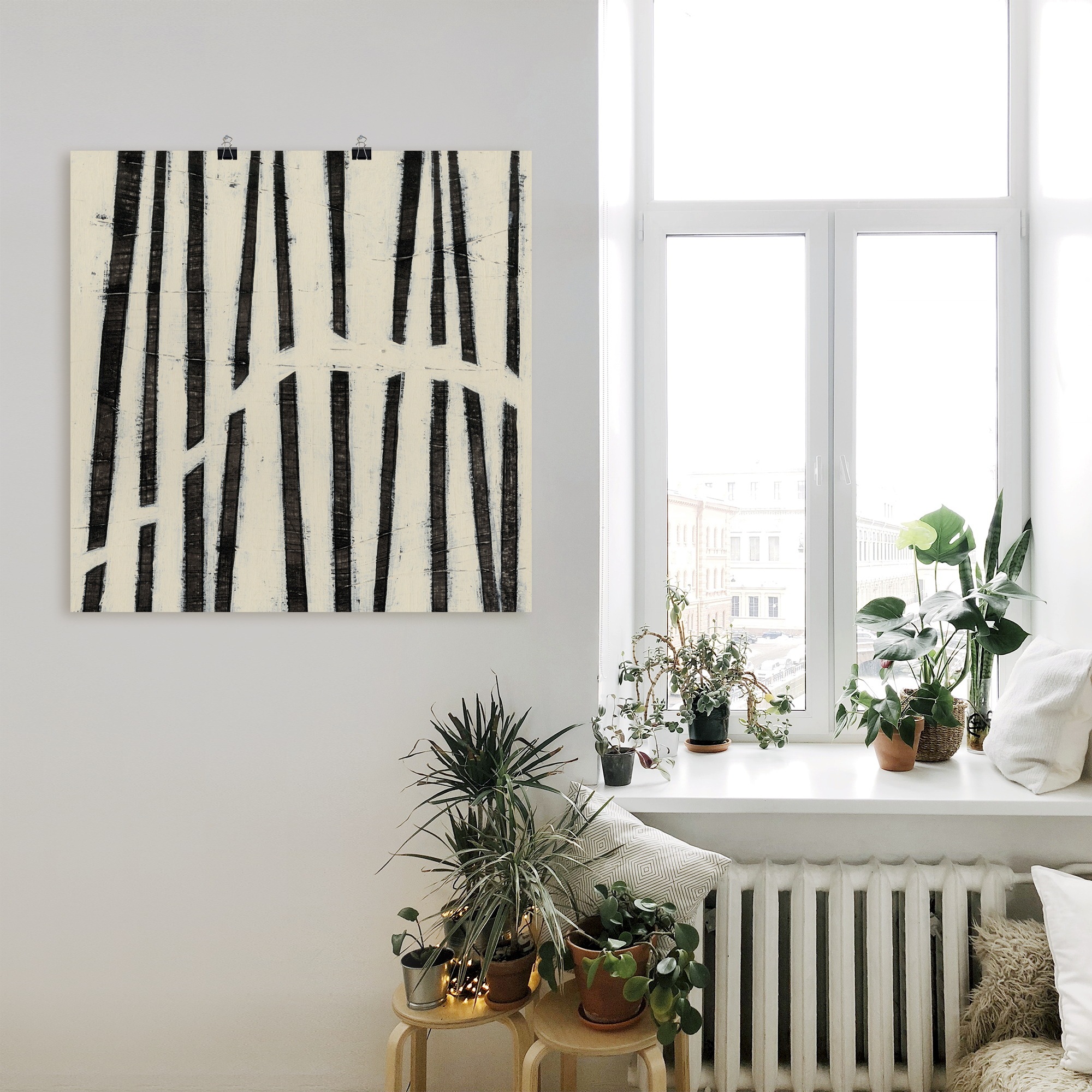 Artland Wandbild »Hieroglyph I«, Muster, (1 St.), als Alubild, Outdoorbild, Leinwandbild, Poster, Wandaufkleber