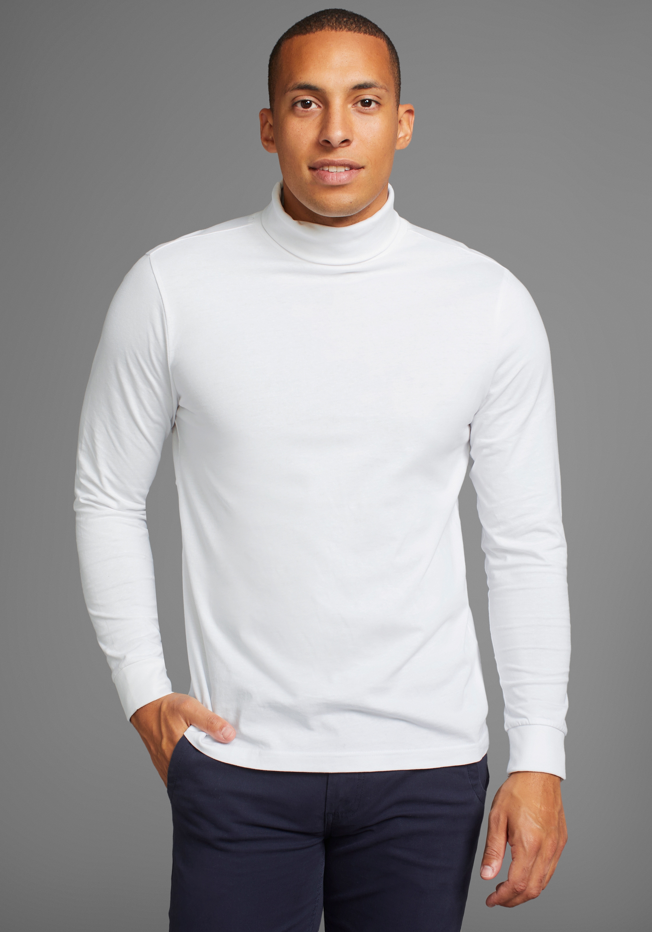 Image of Bruno Banani Rollkragenshirt auch zum Unterziehen