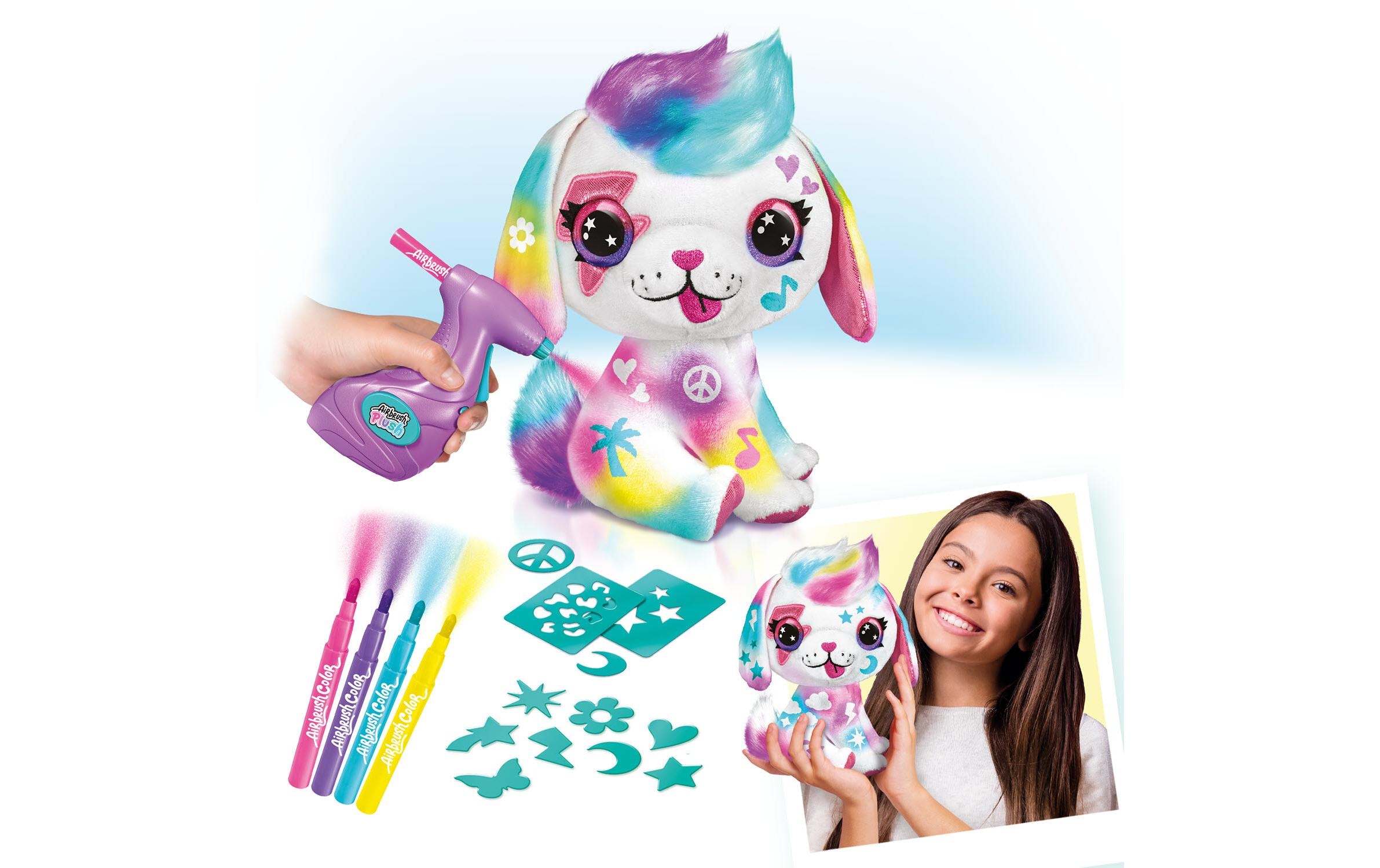 Plüschfigur »Canal Toys Airbrush Plüsch Hund«