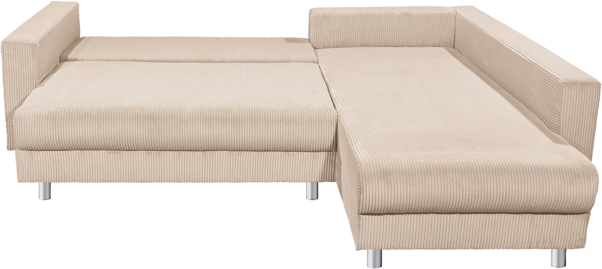 INOSIGN Ecksofa »153«, Inkl. Schlaffunktion und grossen Strauraum