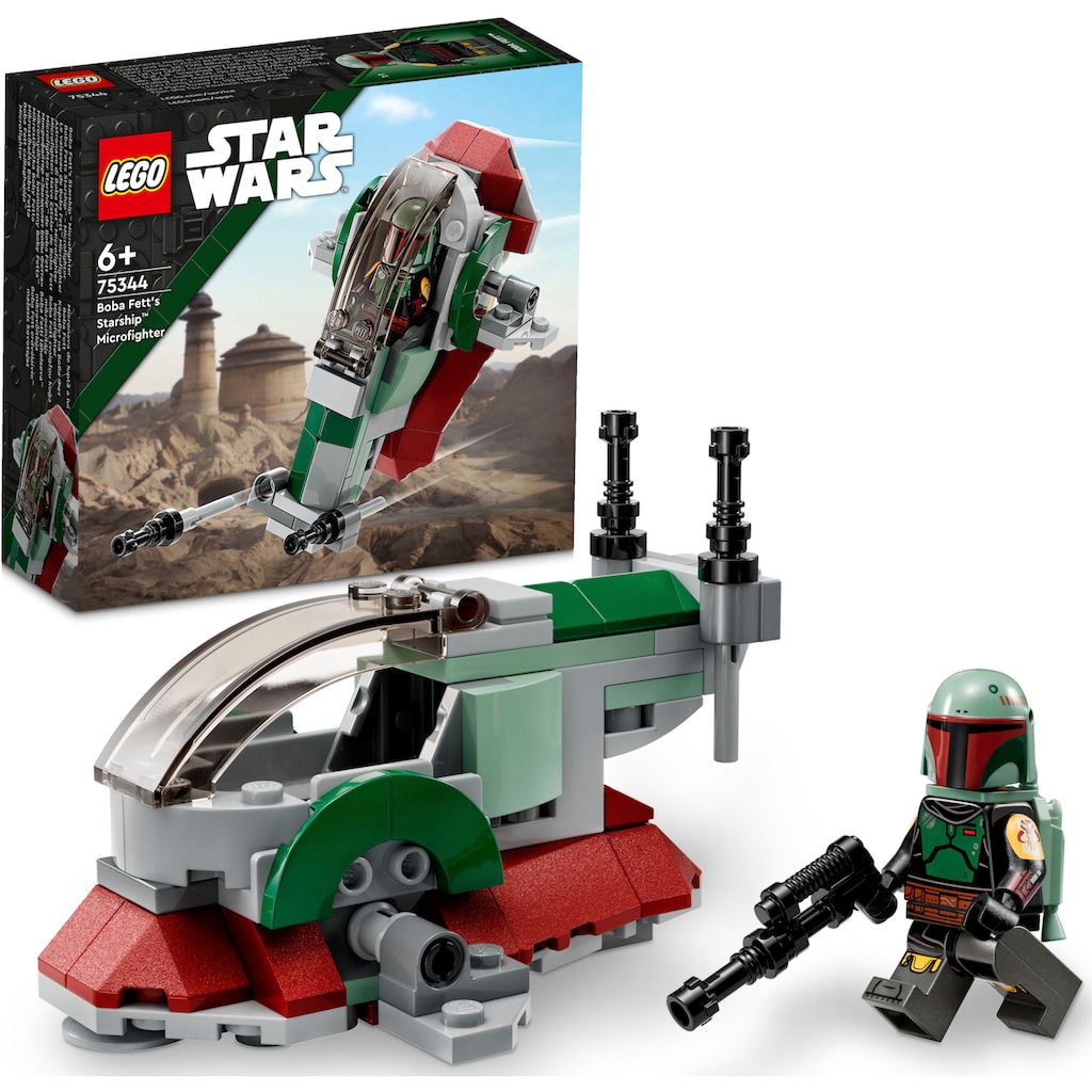 LEGO® Konstruktionsspielsteine »Boba Fetts Starship™ – Microfighter (75344), LEGO® Star Wars™«