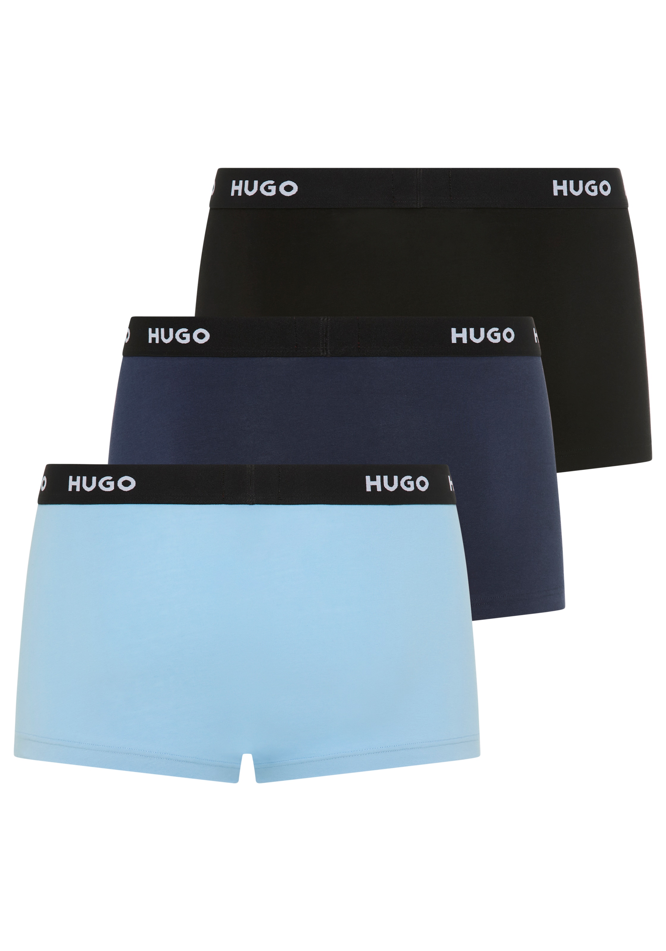 HUGO Underwear Trunk »TRUNK TRIPLET PACK« Packung, 3 Stk. mit Logoschriftzug auf dem Bund