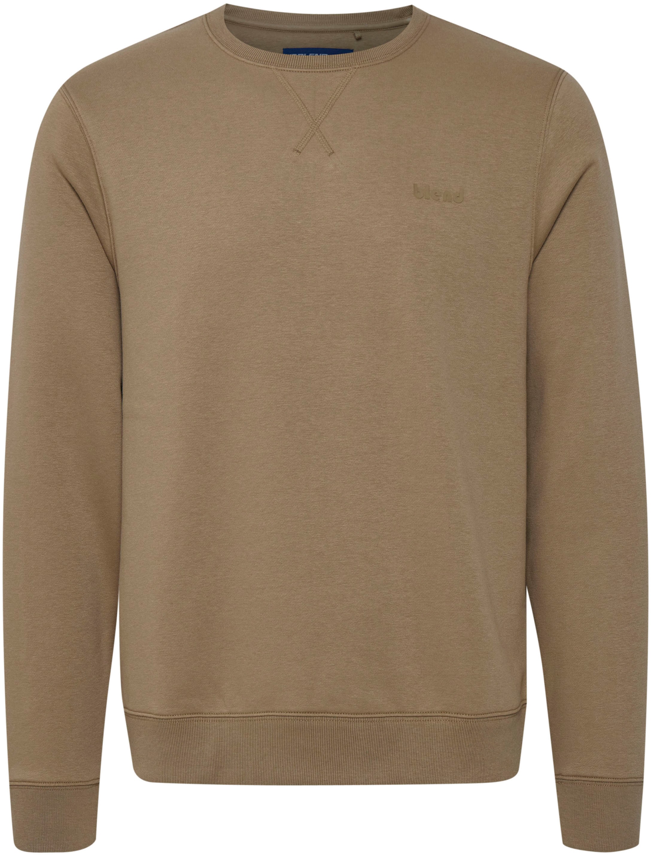 Image of Blend Sweatshirt "BHDOWNTON CREW", aus Baumwollmischung, Slim Fit, mit Rundhalsausschnitt