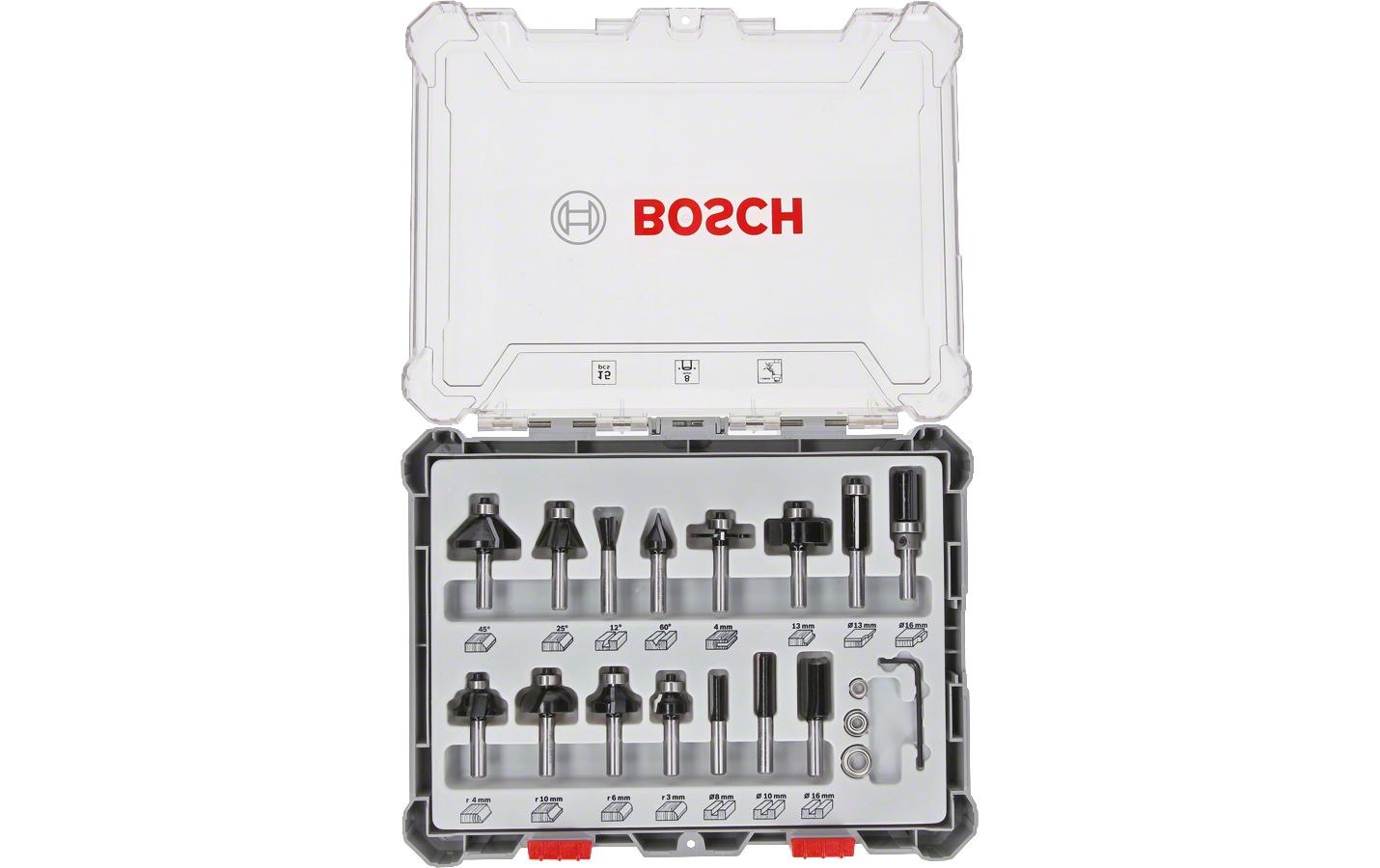 Bosch Professional Holz-Nutfräser »Fräserset 8-mm-S«