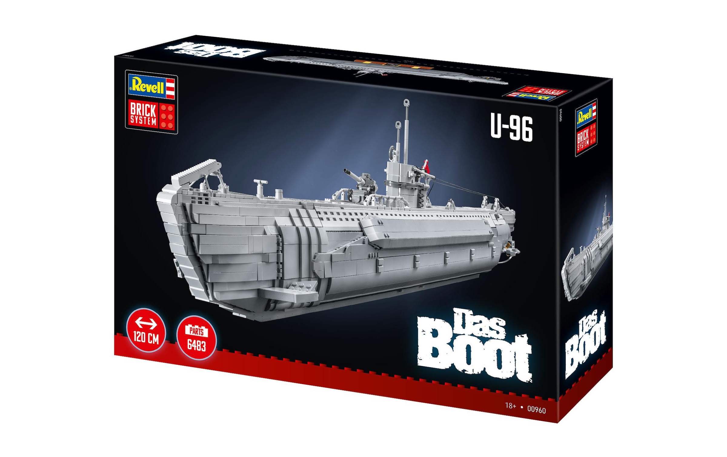 Revell® Konstruktionsspielsteine »Revell Brick System, U-Boot U-96 aus "Das Boot"«