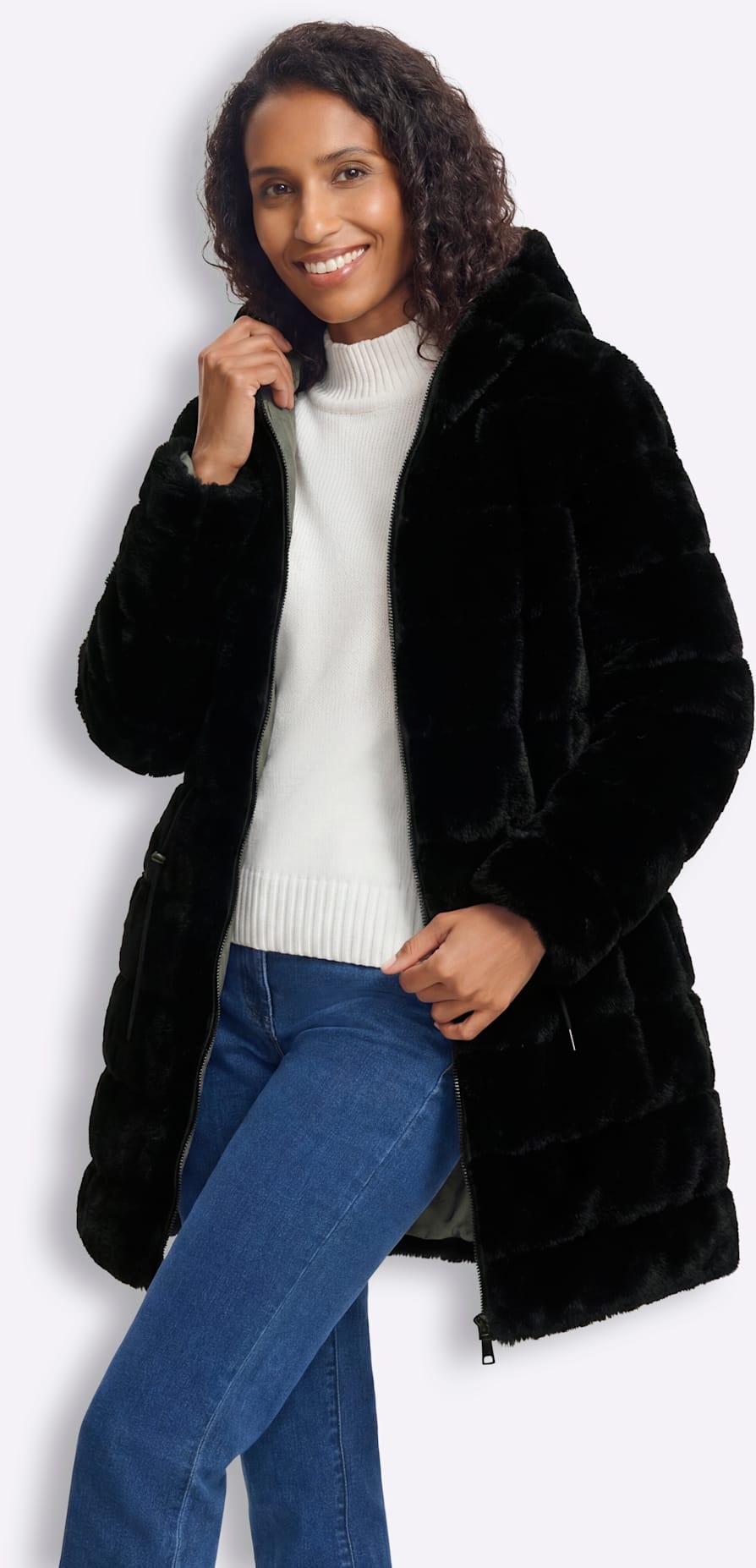 heine Veste réversible avec capuche