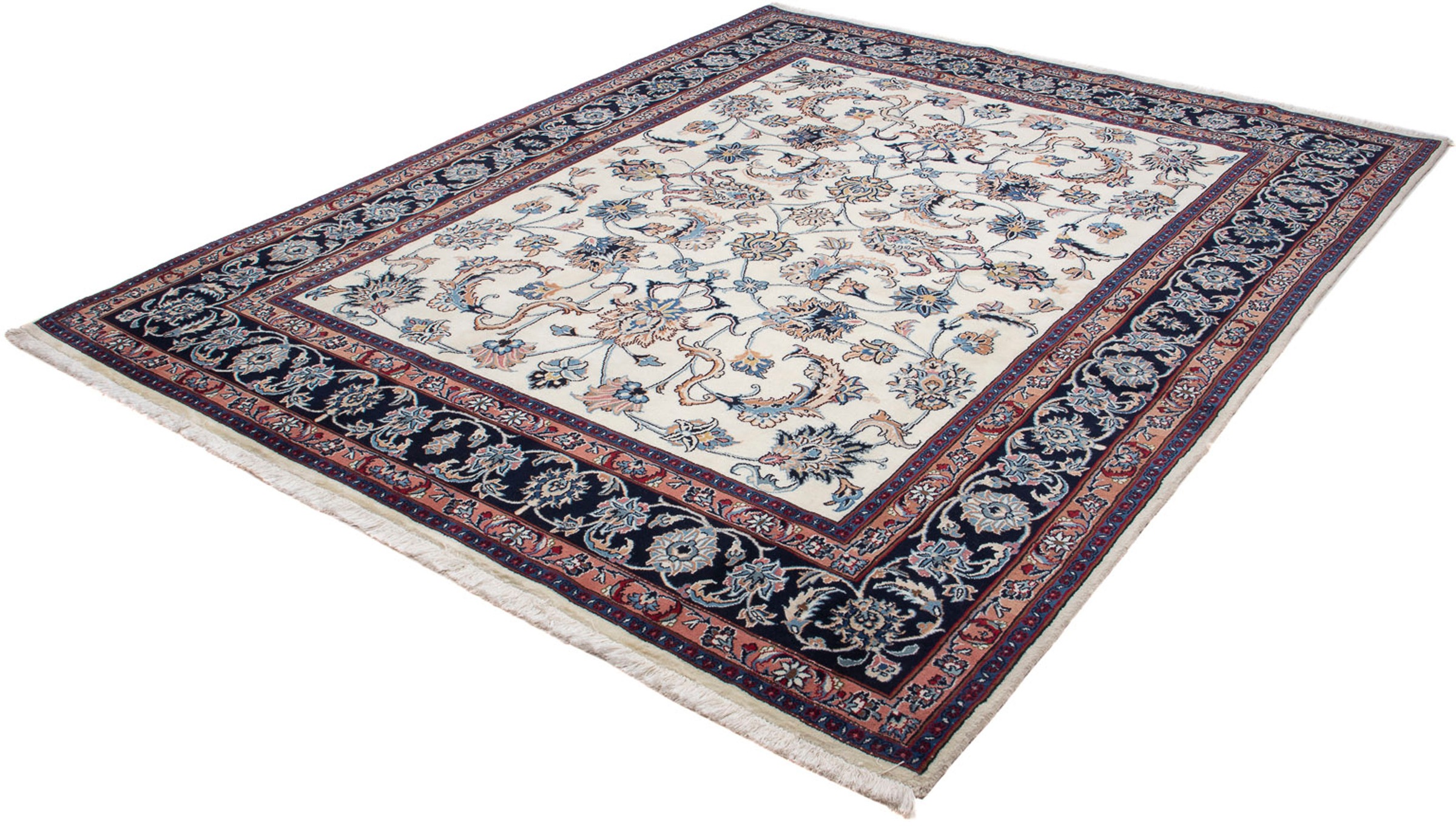 Image of morgenland Orientteppich »Perser - Classic - 245 x 197 cm - beige«, rechteckig, 10 mm Höhe, Wohnzimmer, Handgeknüpft, Einzelstück mit Zertifikat bei Ackermann Versand Schweiz