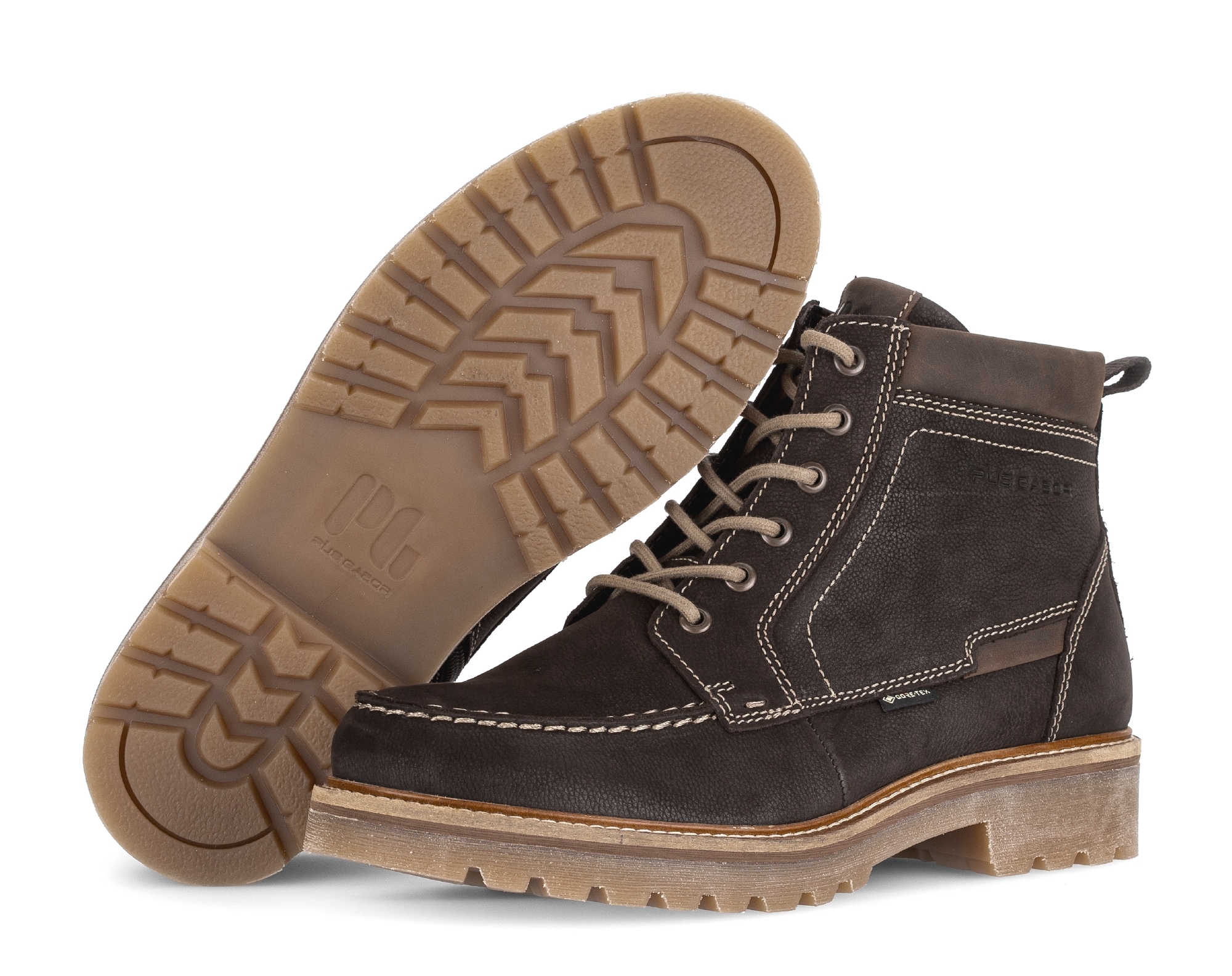 Pius Gabor Bottines à lacets  , bottines d'automne, chaussure outdoor avec fermeture éclair intérieure, largeur G