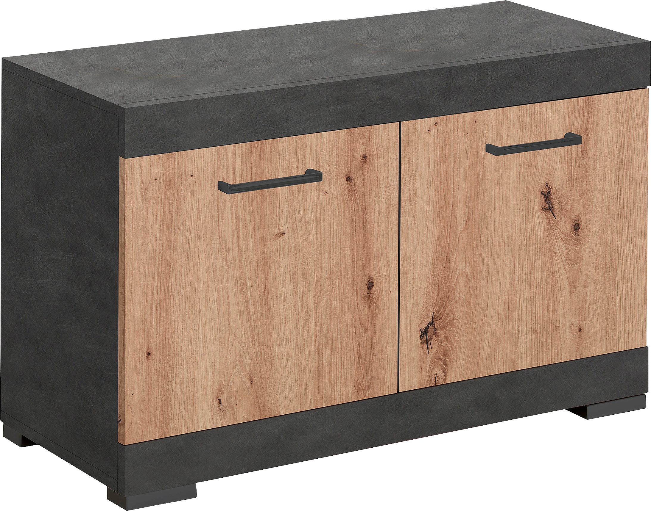 Image of FMD Garderobenschrank mit zwei Türen und Einlegeboden, Breite 80 cm