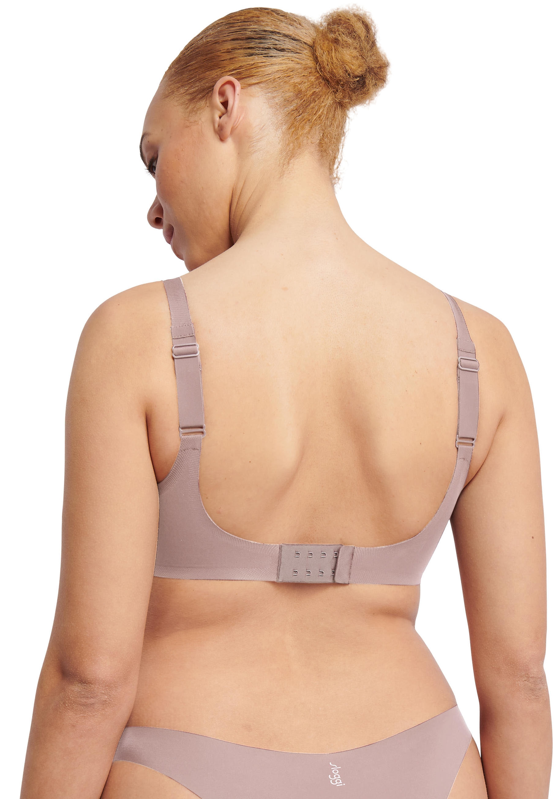 sloggi Soft-BH »ZERO Feel 2.0«, nahtlos, herausnehmbaren Pads, V-Ausschnitt, breite Träger, Microfaser