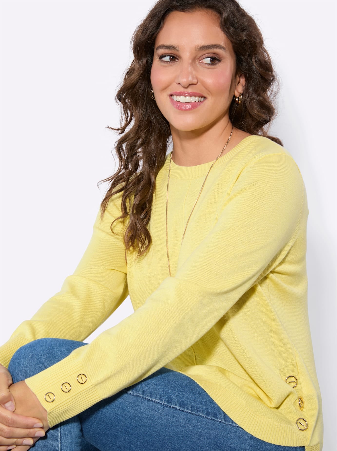 Casual Looks Strickpullover »Langarm-Pullover«