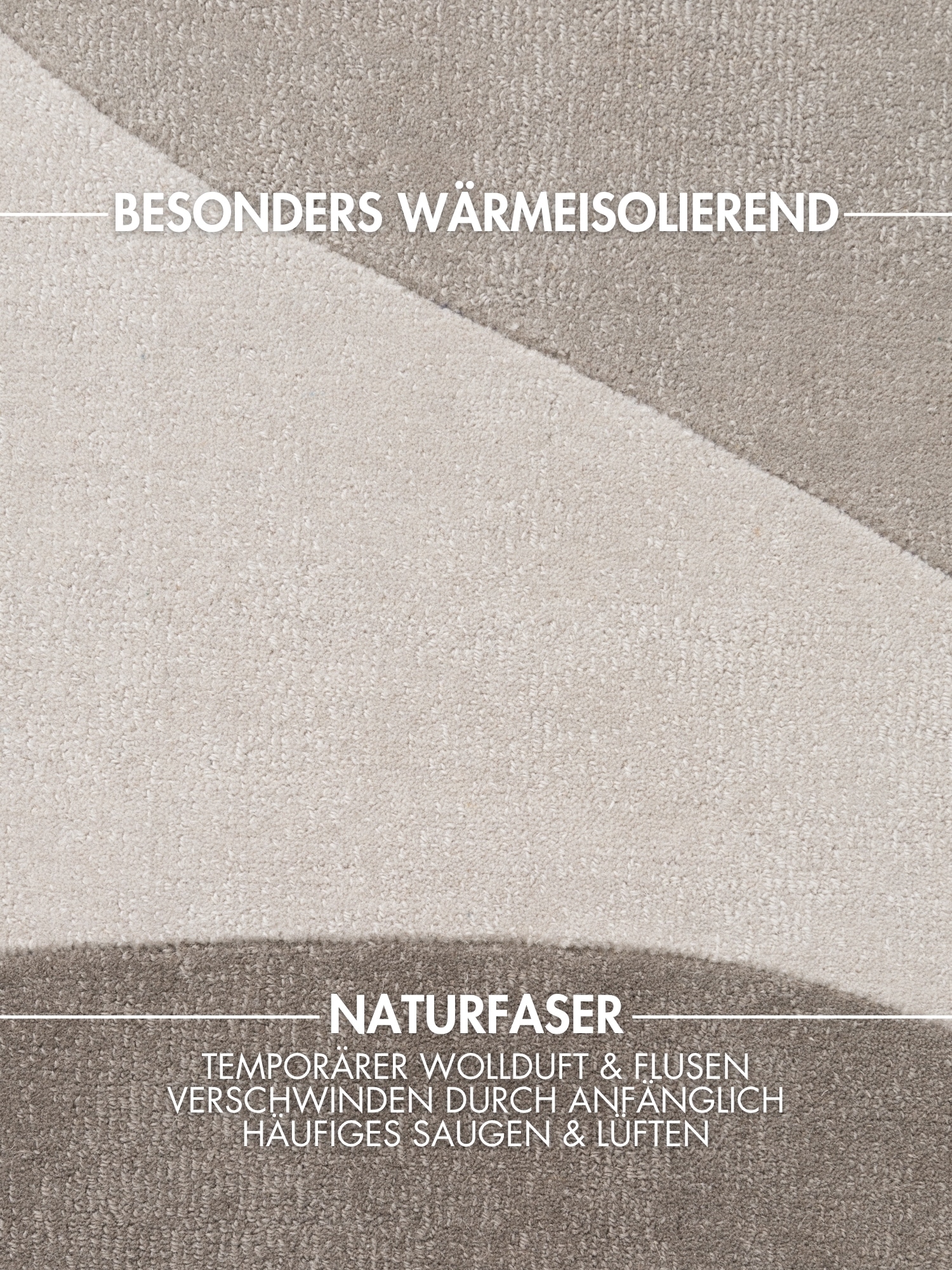 Ted Baker Tapis en laine »Clarissa , auch in rund« 11 mm Höhe Wolle, Abstrakt, Natur, Wohnzimmer, Schlafzimmer, Modern, Geometrisch