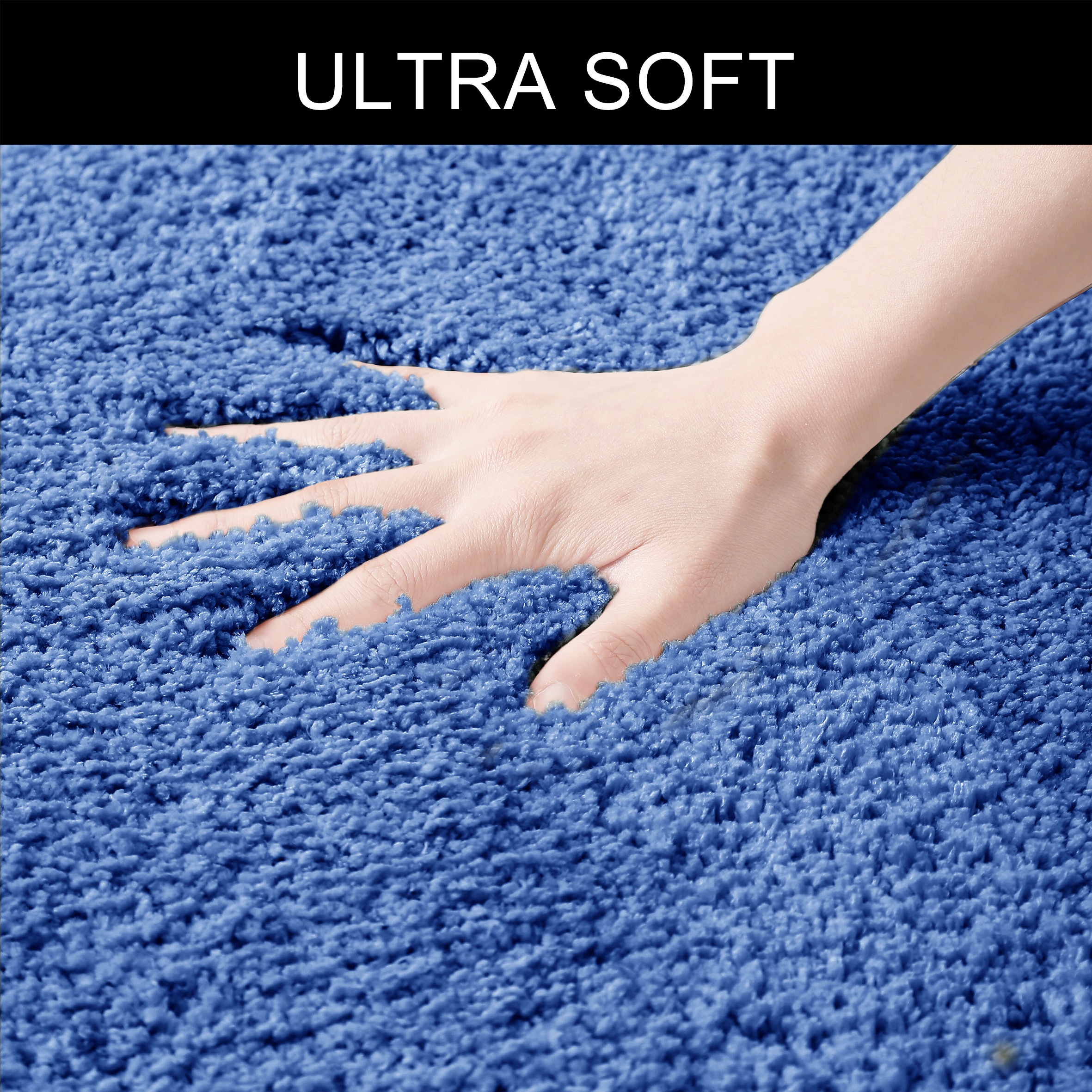 my home Badematte »Inga, Badezimmer Teppich, Badvorleger«, rutschhemmend beschichtet, schnell trocknend-strapazierfähig-fussbodenheizungsgeeignet, Badteppich, unifarben, weich, als halbrund und rechteckig erhältlich