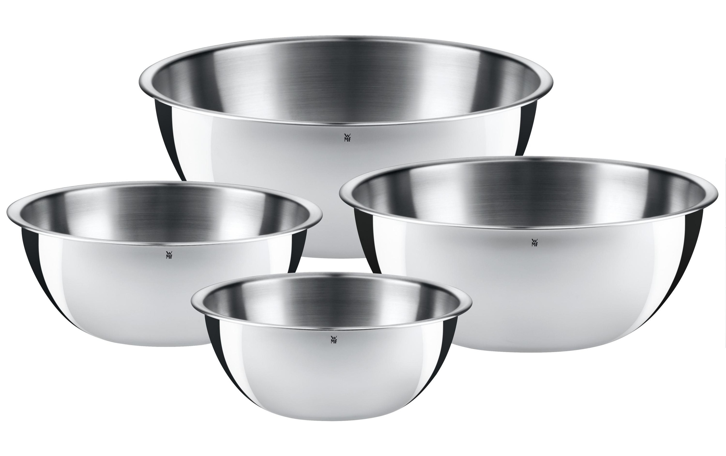 Image of WMF Rührschüssel "Gourmet 0.75 l/1 l/2 l/2.7" 4 Stk. aus Edelstahl