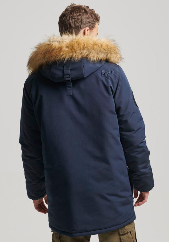 Superdry Steppjacke »EVEREST FAUX FUR HOODED PARKA«