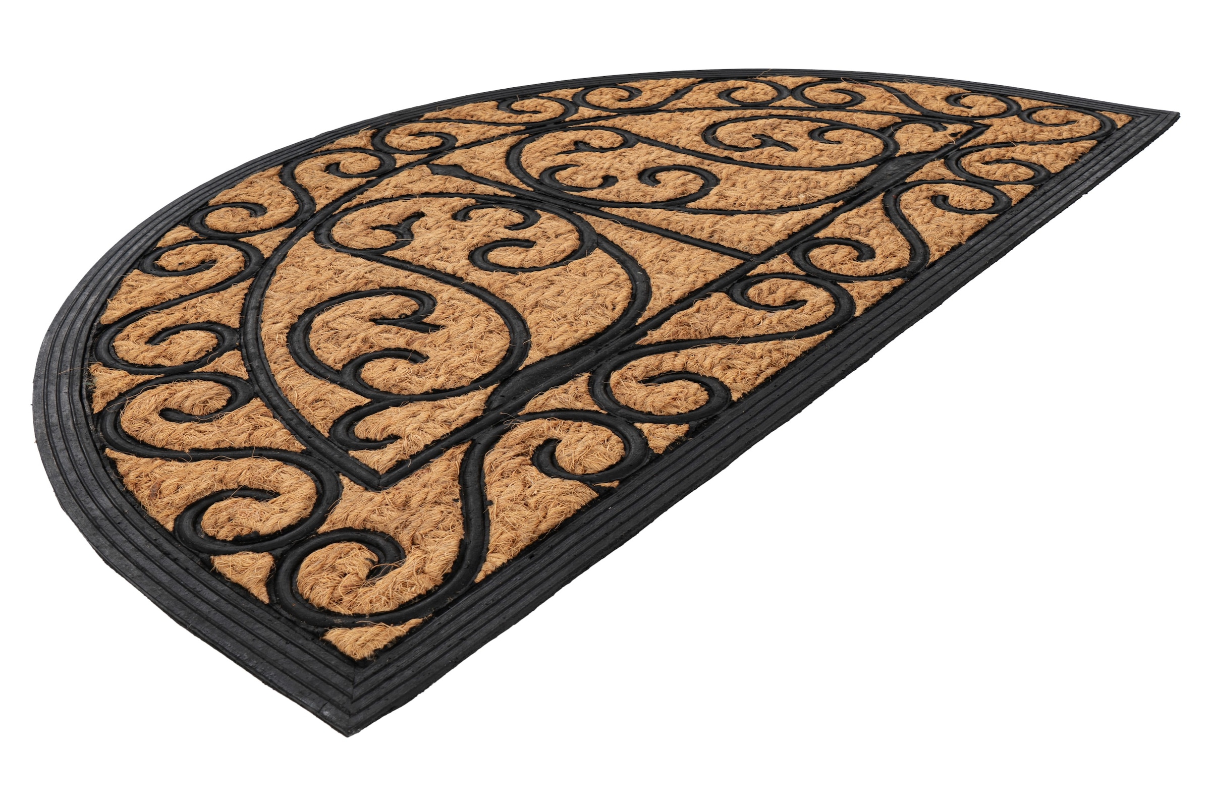 Kayoom Tapis de sol »Style Step 225« Demi-rond 11 mm Höhe Türmatte, Eingang, Kokos