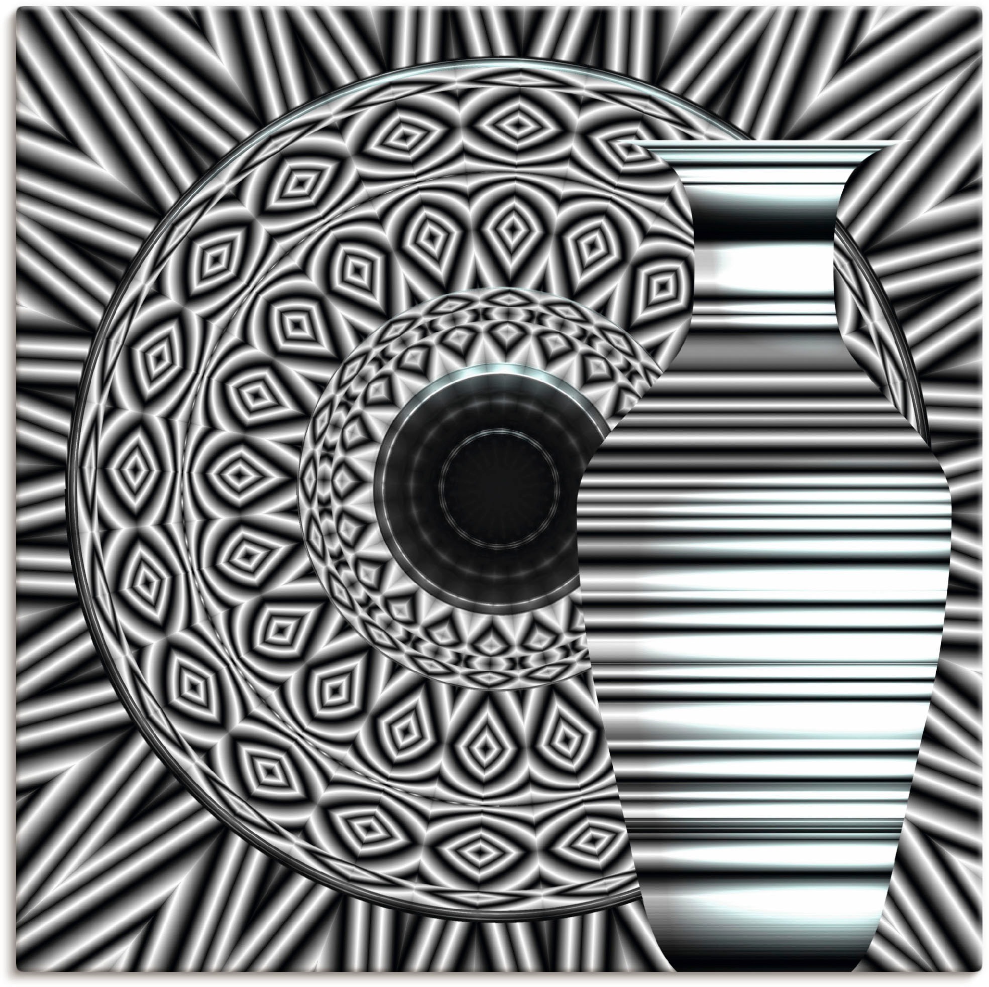 Image of Artland Wandbild »Tajine und Karaffe«, Muster, (1 St.), in vielen Grössen & Produktarten - Alubild / Outdoorbild für den Aussenbereich, Leinwandbild, Poster, Wandaufkleber / Wandtattoo auch für Badezimmer geeignet bei Ackermann Versand Schweiz