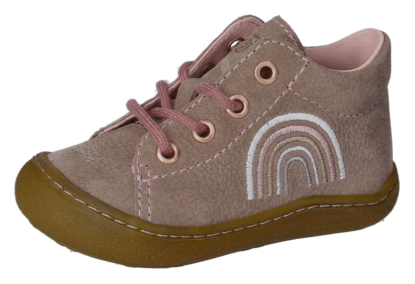 Image of PEPINO by RICOSTA Lauflernschuh "Kally" Babyschuh, Pre Walker mit Stickerei, Grössenschablone zum Download
